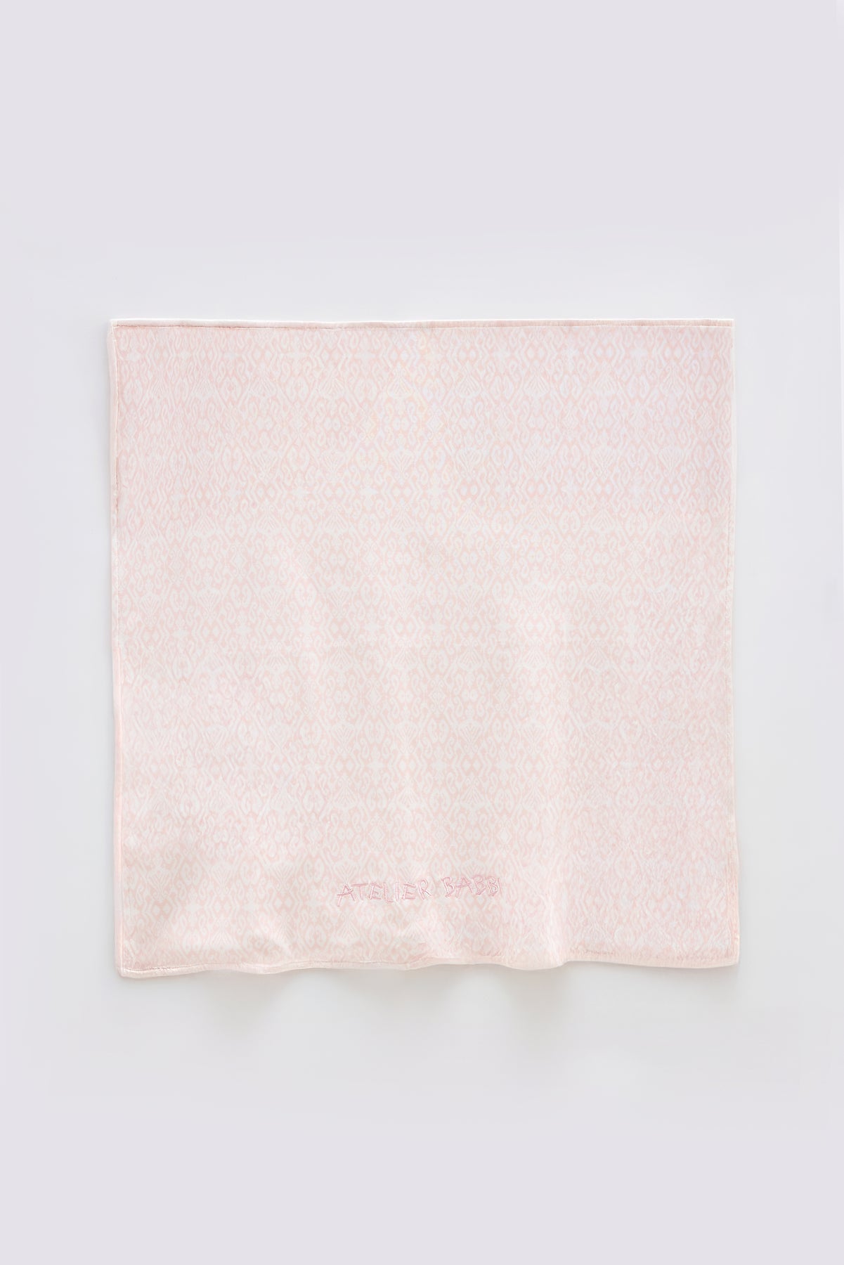 Double-Sided Baby Blanket - Ikat / Pink
