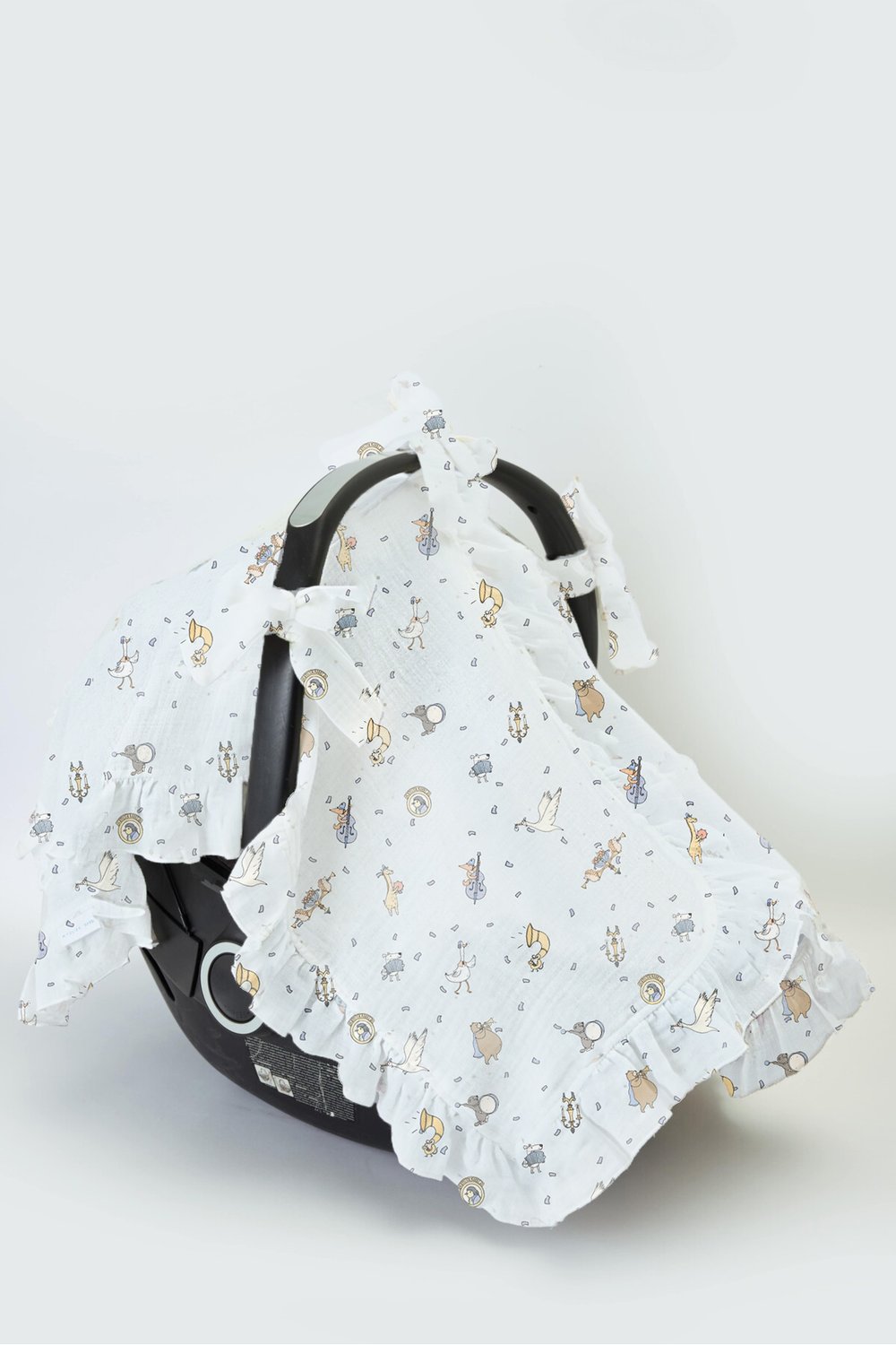 Baby Car Seat Cover - Theatre / Blue