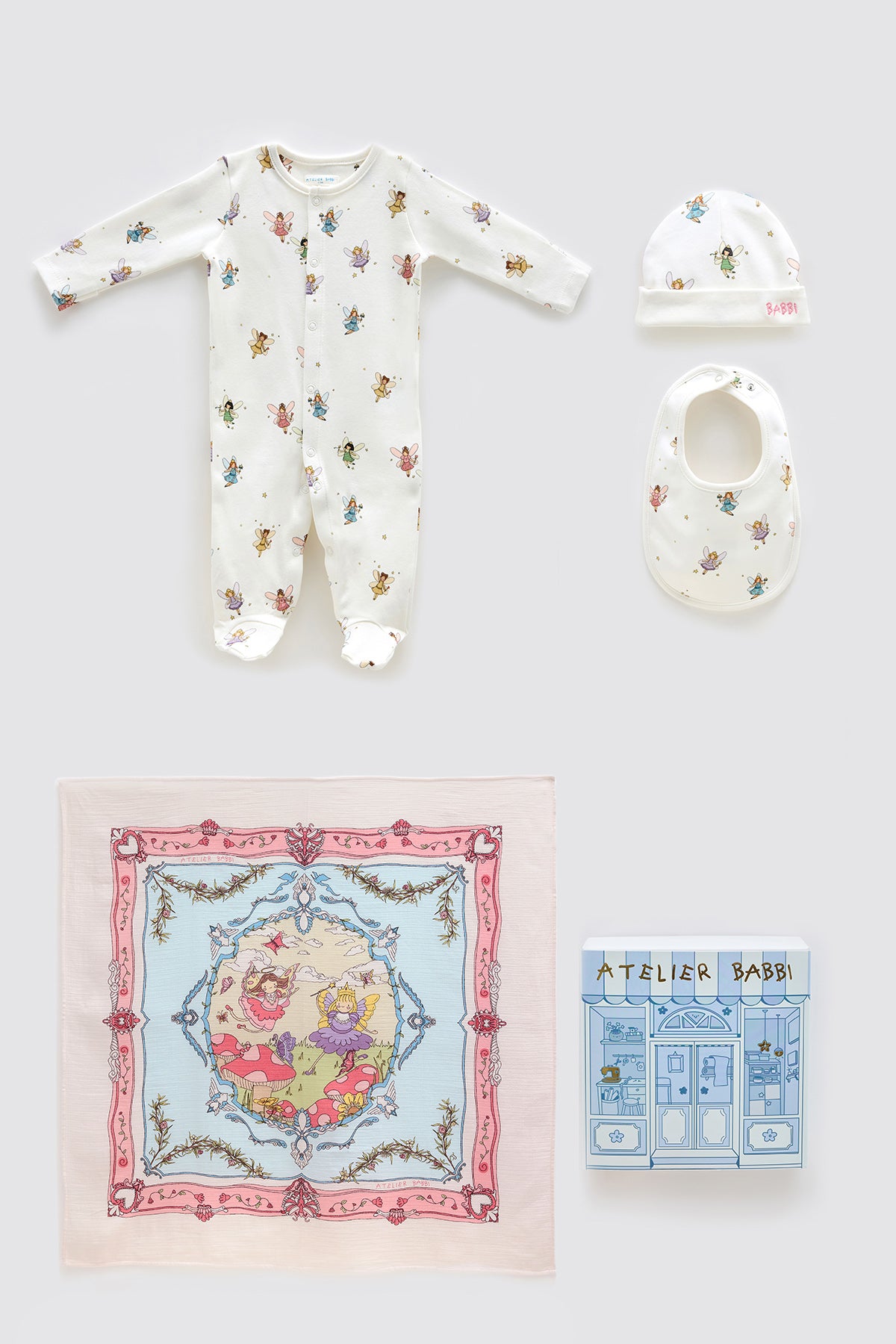 4-Piece Newborn Set - Fairy Tale