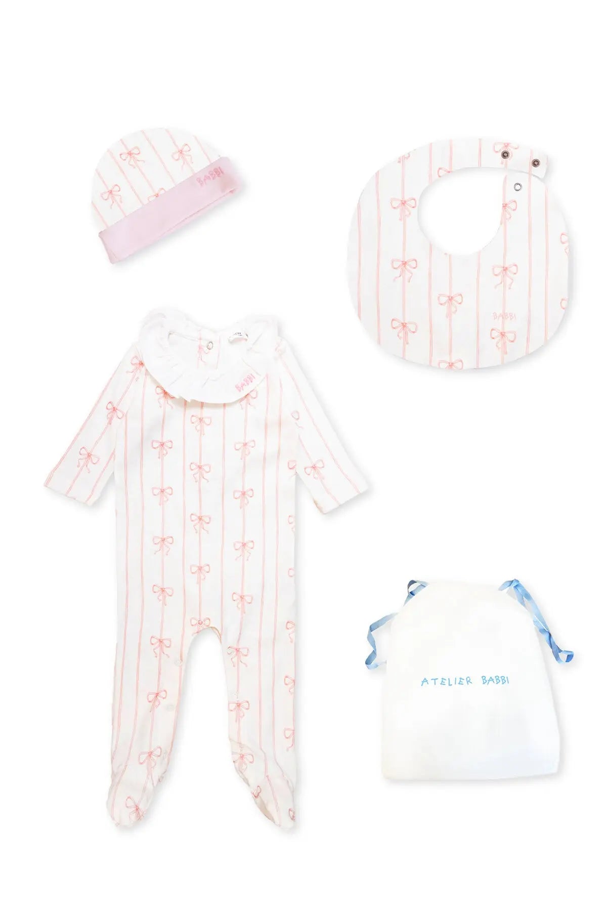 New Born Baby Boy/Girl 3 Piece Set For Summer | Pink