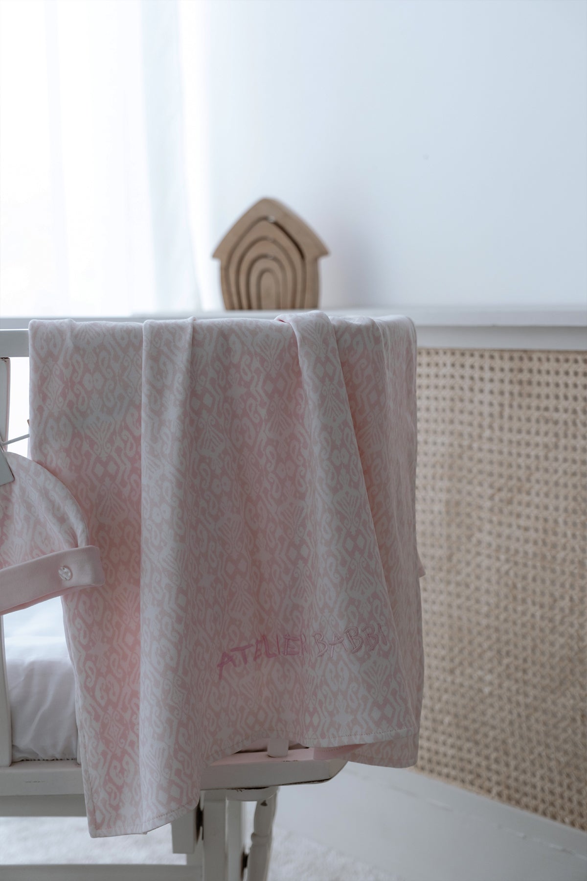 3-Piece Newborn Set - Ikat - Pink