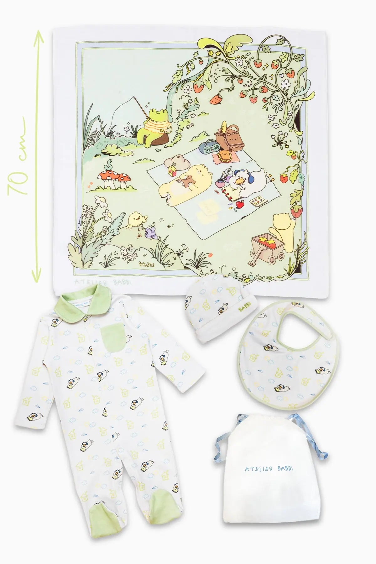 4-Piece Newborn Set - Picnic