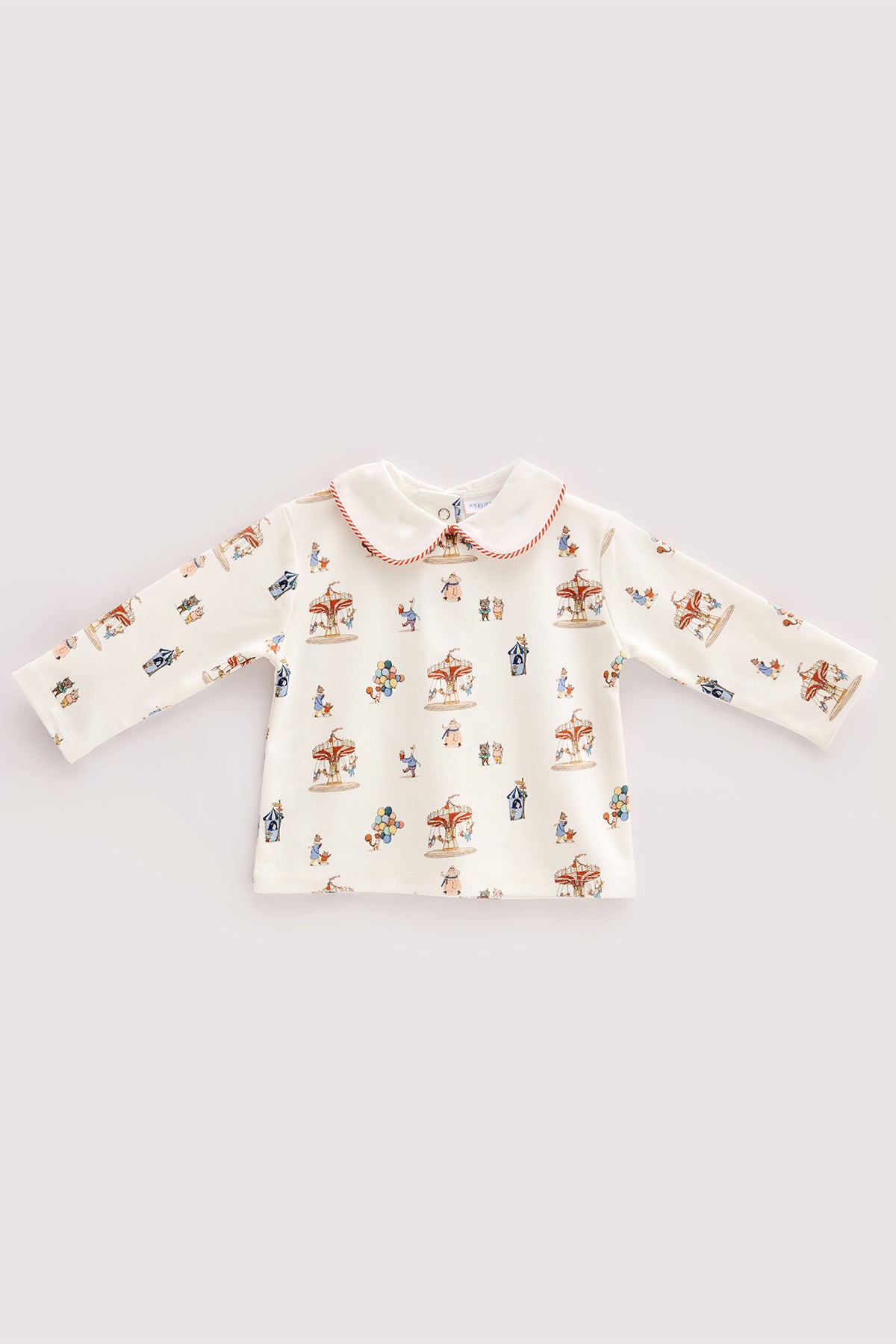 Funfair 3-Piece Baby Set – Long-Sleeve Top, Pants & Short-Sleeve Bodysuit