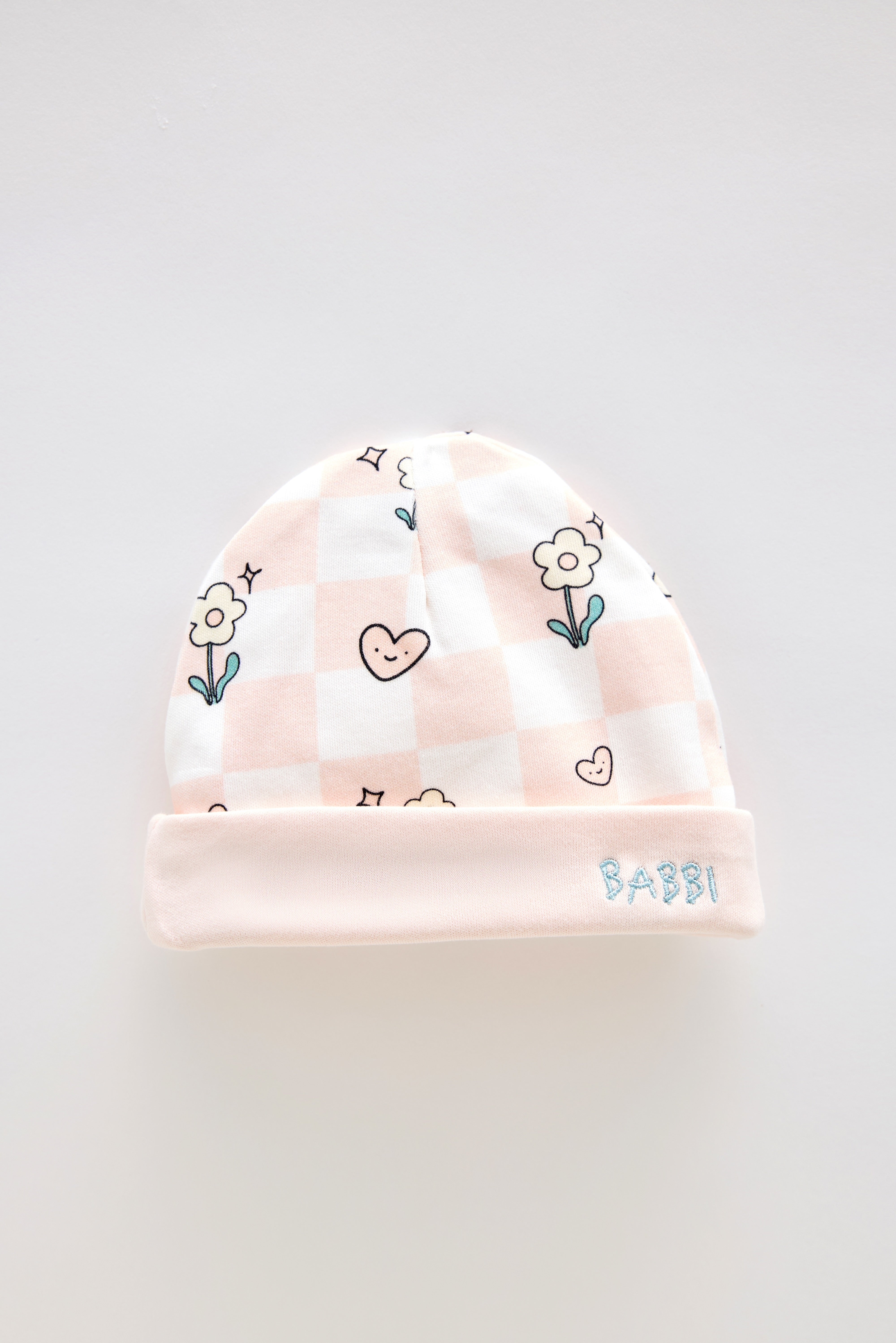 Newborn Hat - Checkered