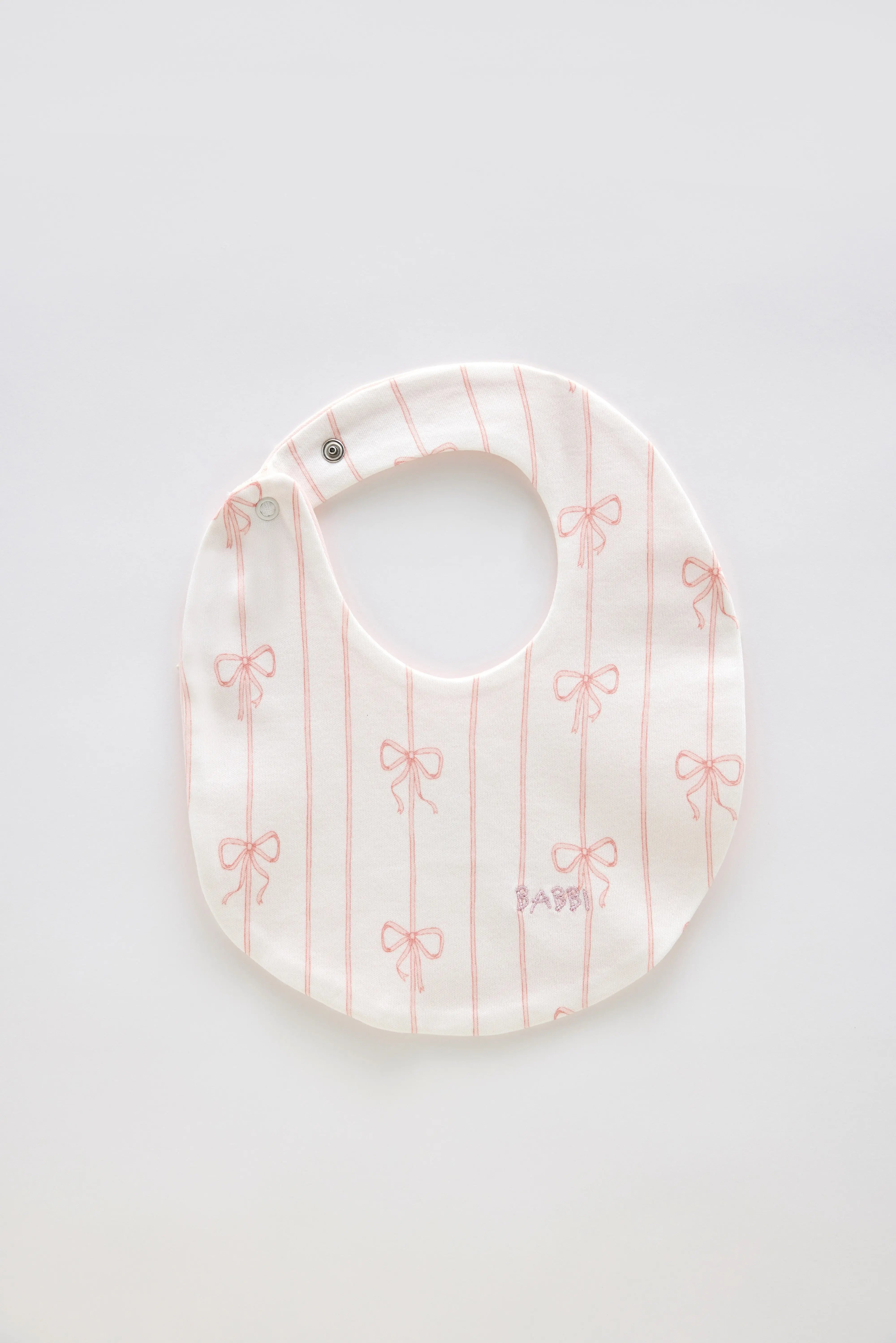 Bib - Ribbon/Pink