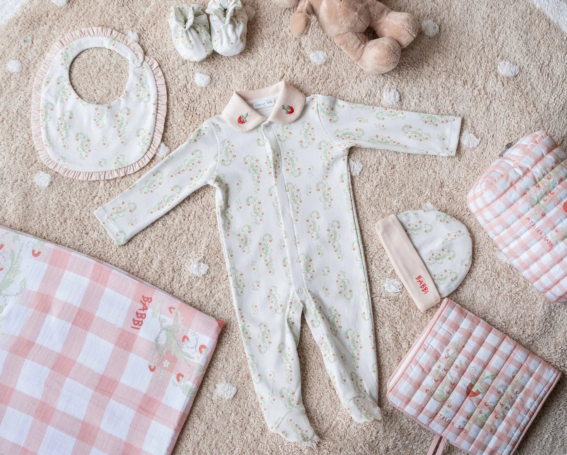 5-Piece Newborn Set | Strawberry