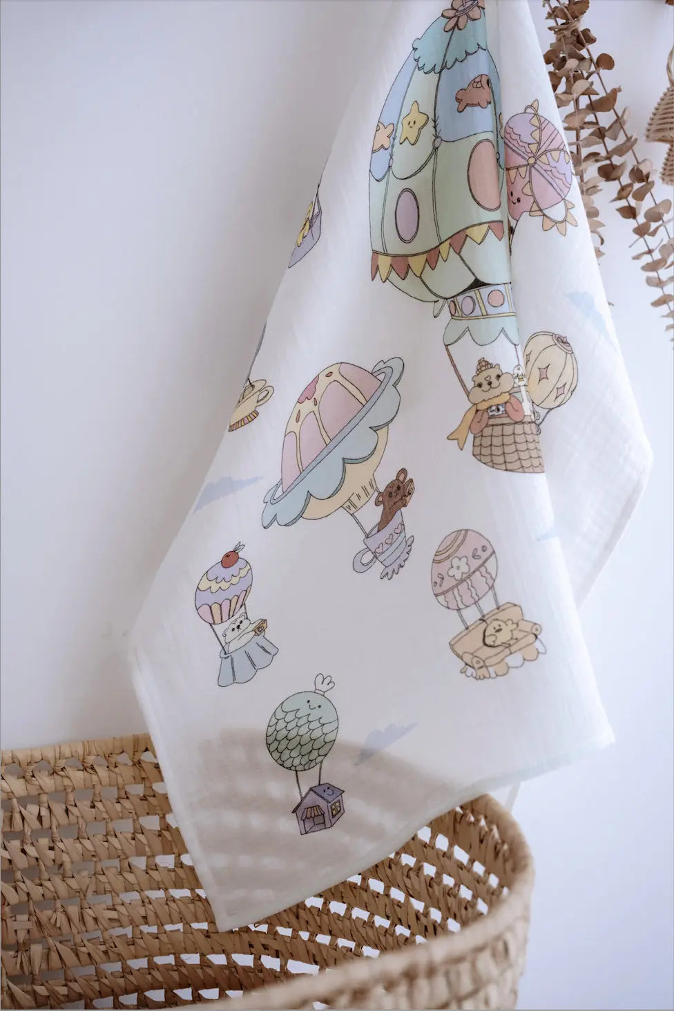 Double-Layer Muslin Baby Swaddle - Cappadocia