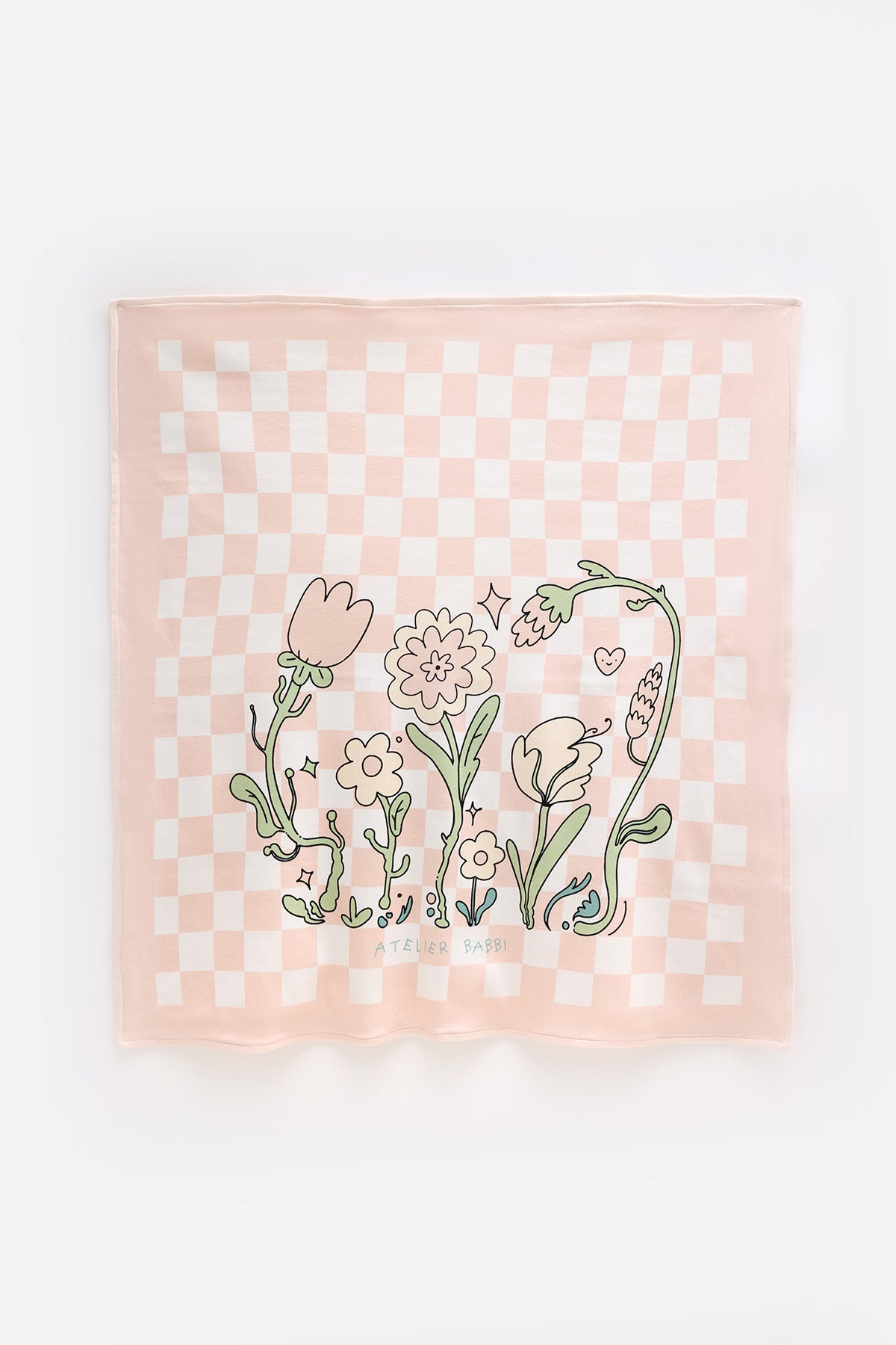 Double-Sided Baby Blanket - Checkered