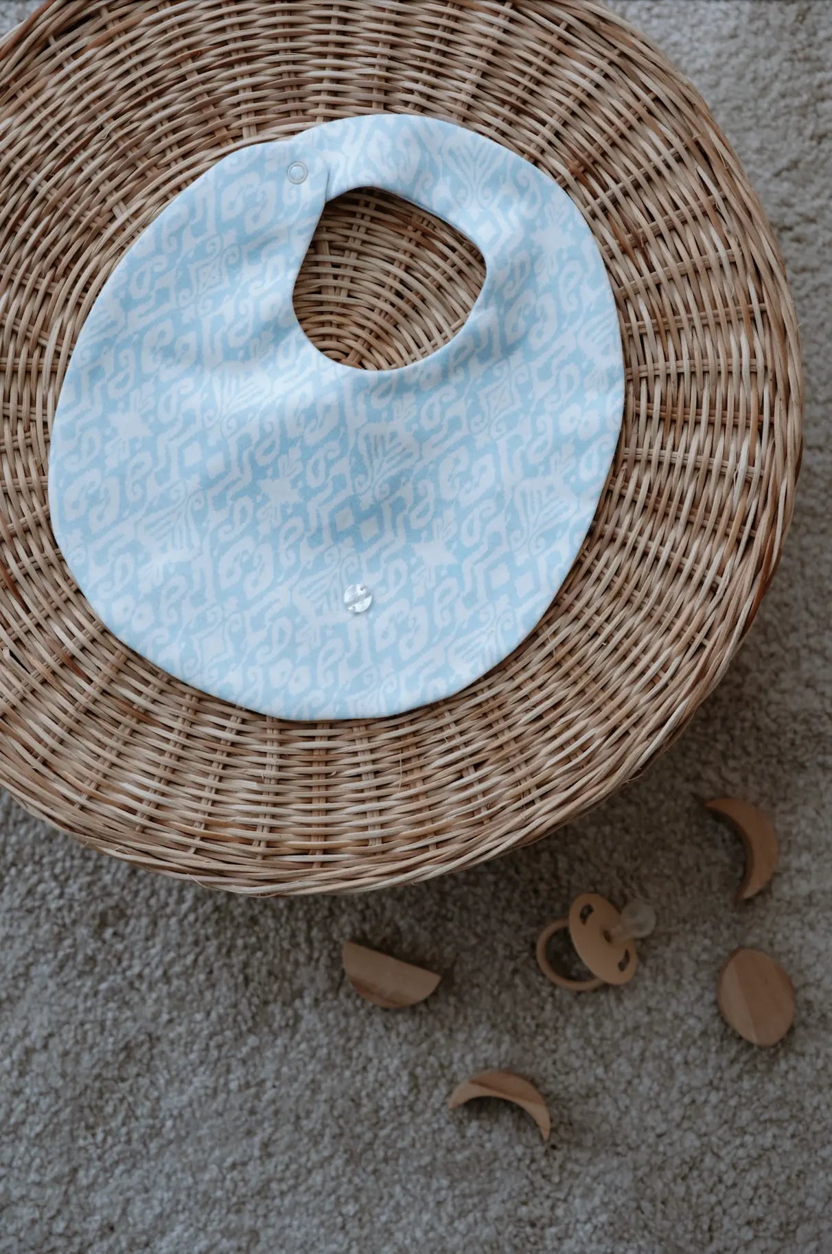 5-Piece Newborn Set | Ikat-Blue