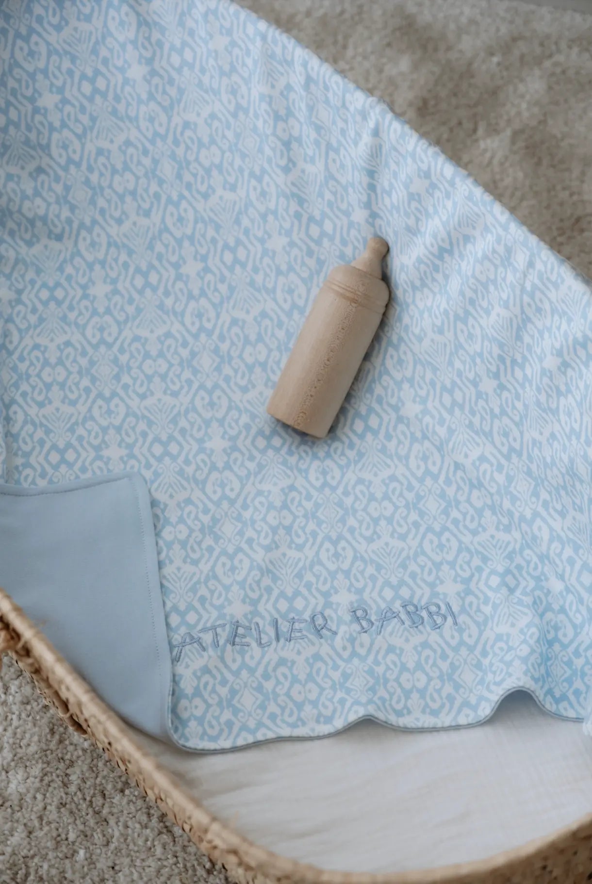 5-Piece Newborn Set | Ikat-Blue