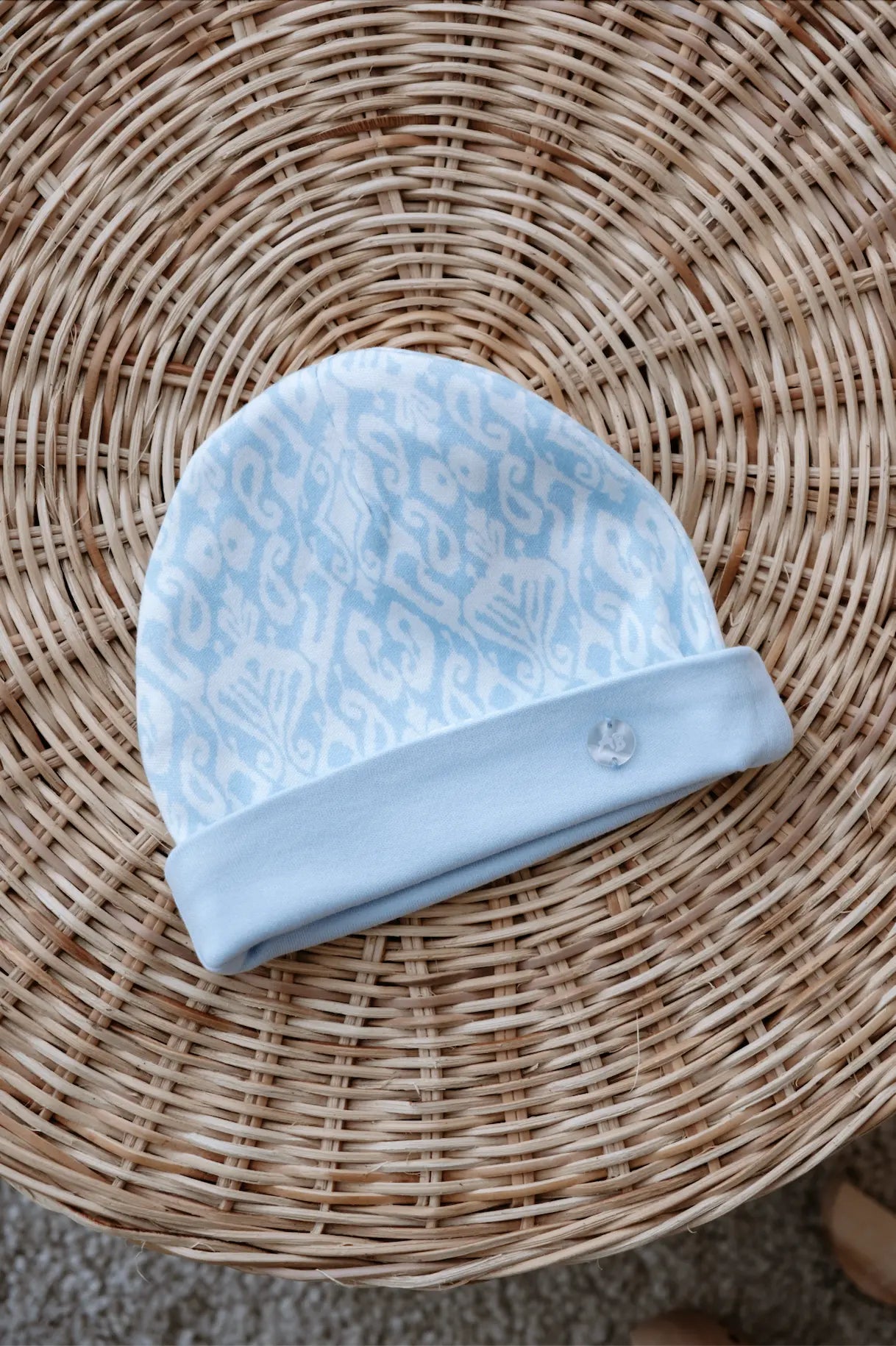 5-Piece Newborn Set | Ikat-Blue