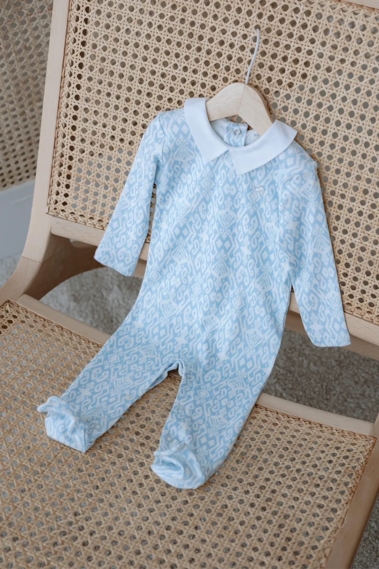 5-Piece Newborn Set | Ikat-Blue