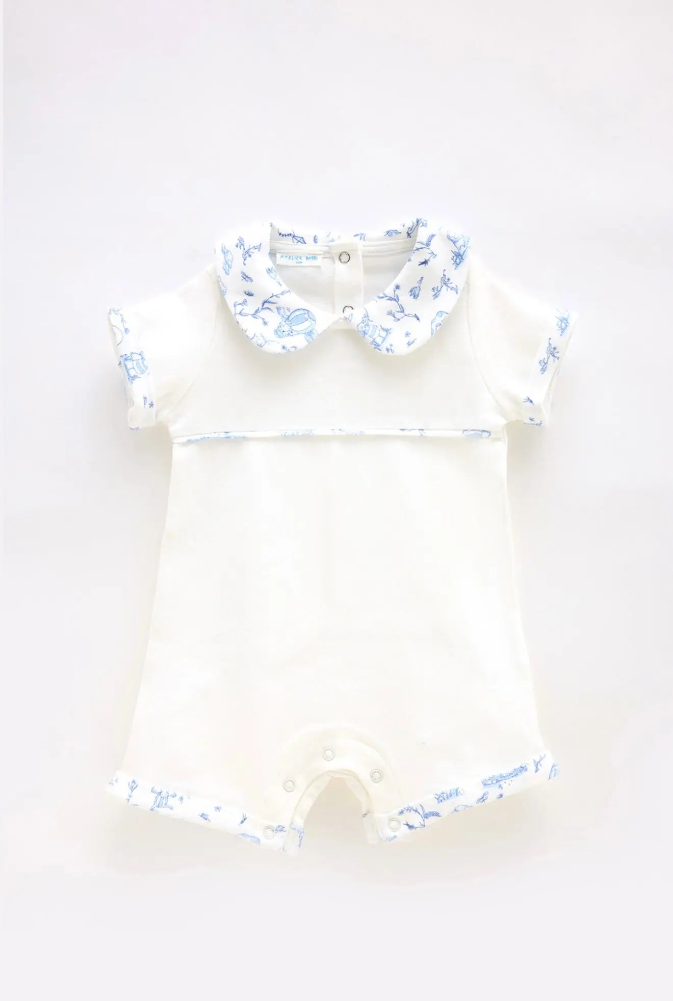 Romper - Toile de Jouy/Blue