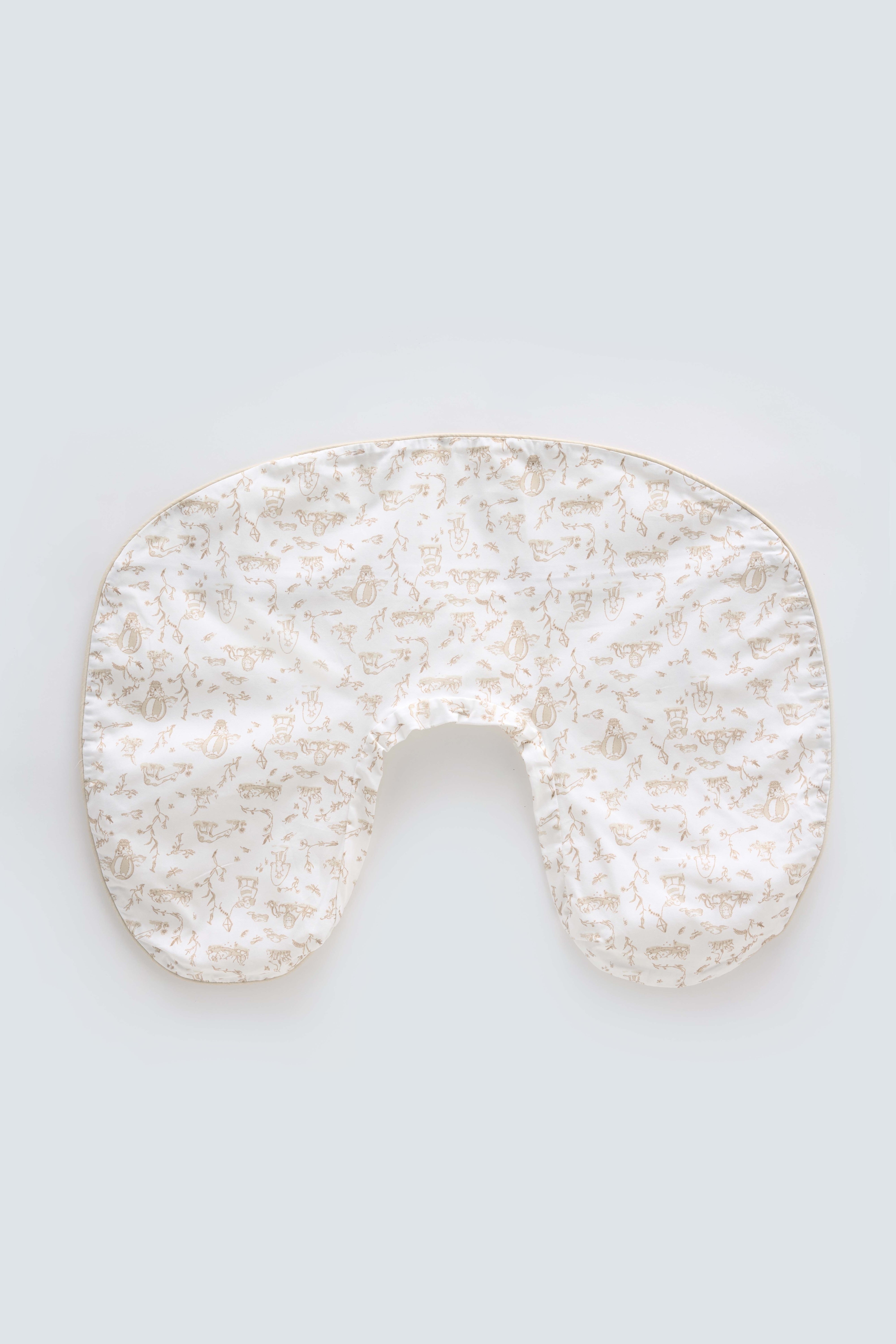 Nursing Pillowcase - Toile de Jouy / Beige