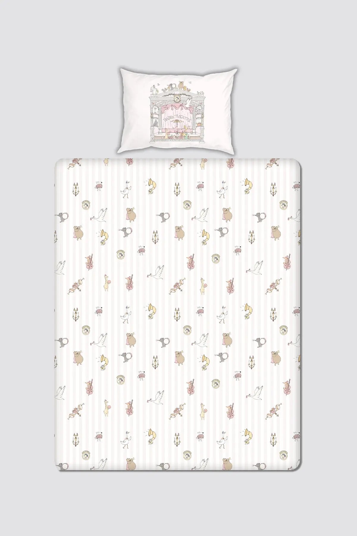 Baby & Kids Sheet Set - Theatre / Pink