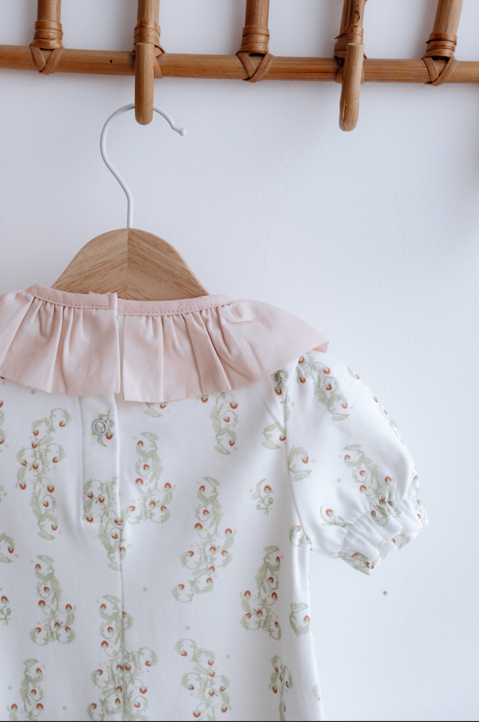 Strawberry romper styled with matching accessories – sweet and playful babywear