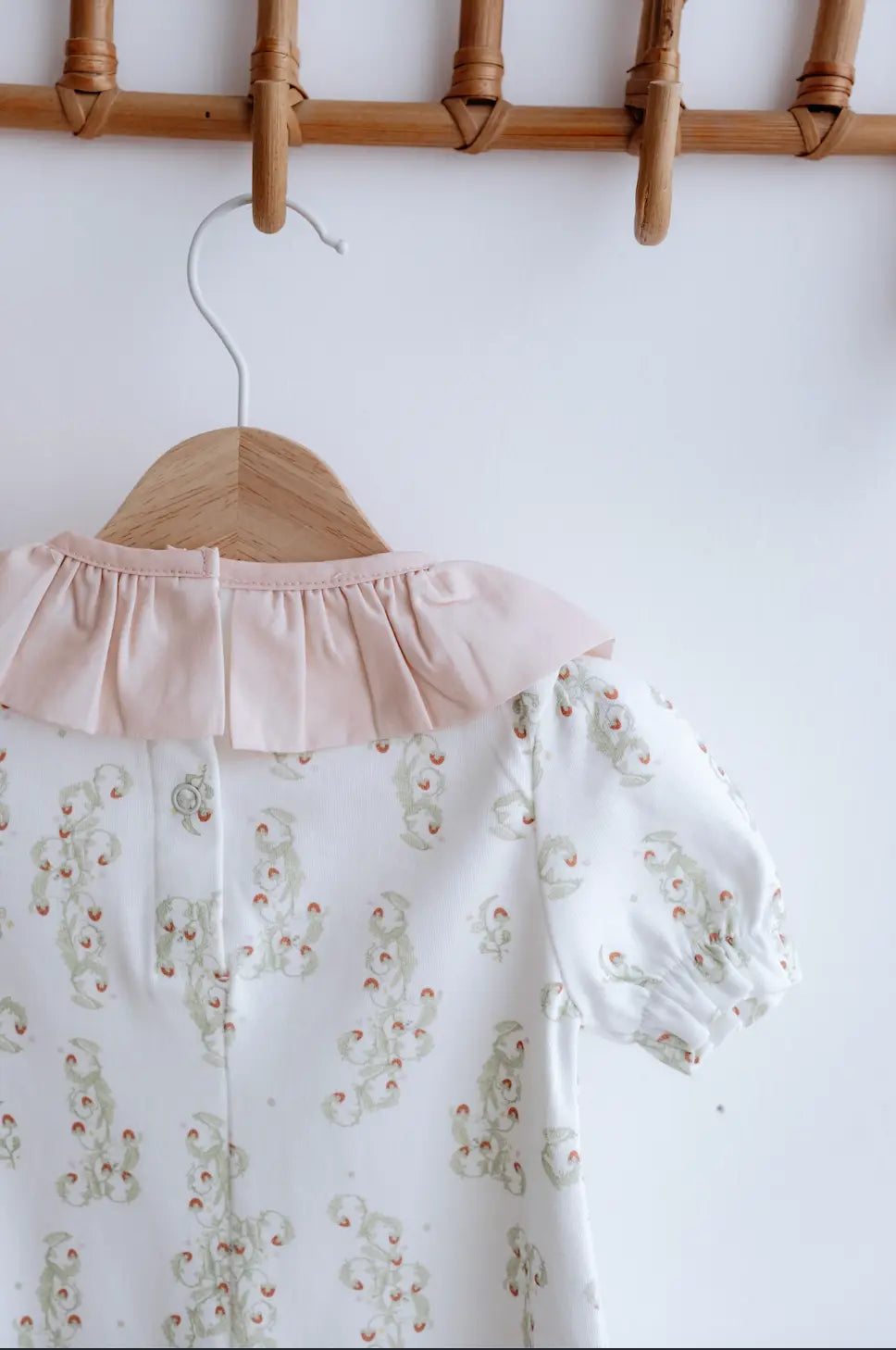 Strawberry romper styled with matching accessories – sweet and playful babywear