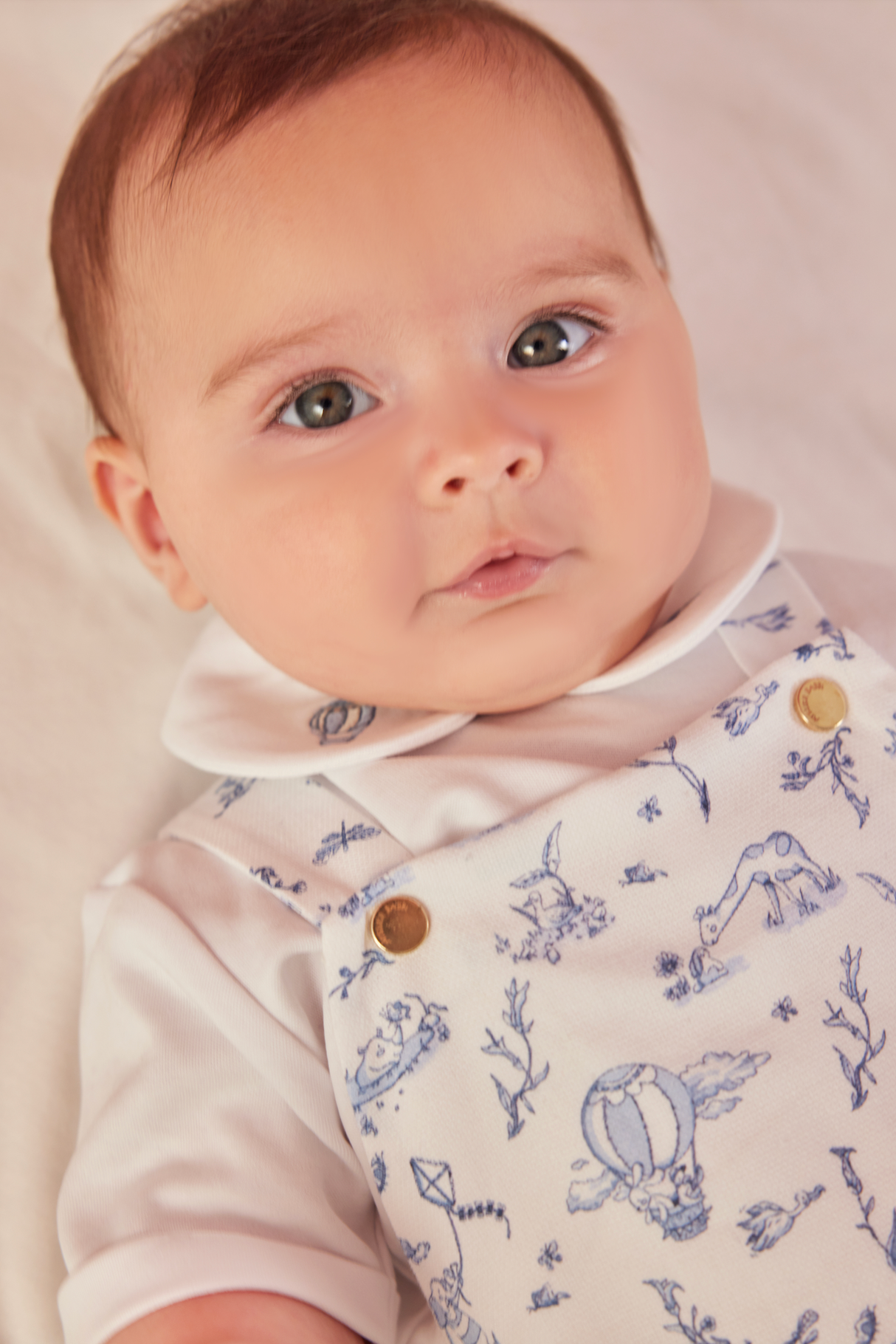 Embroidered Bodysuit - Toile de Jouy
