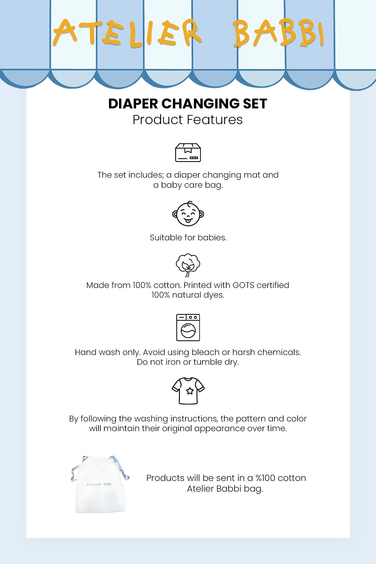 Diaper Changing Set - Tin Soldier