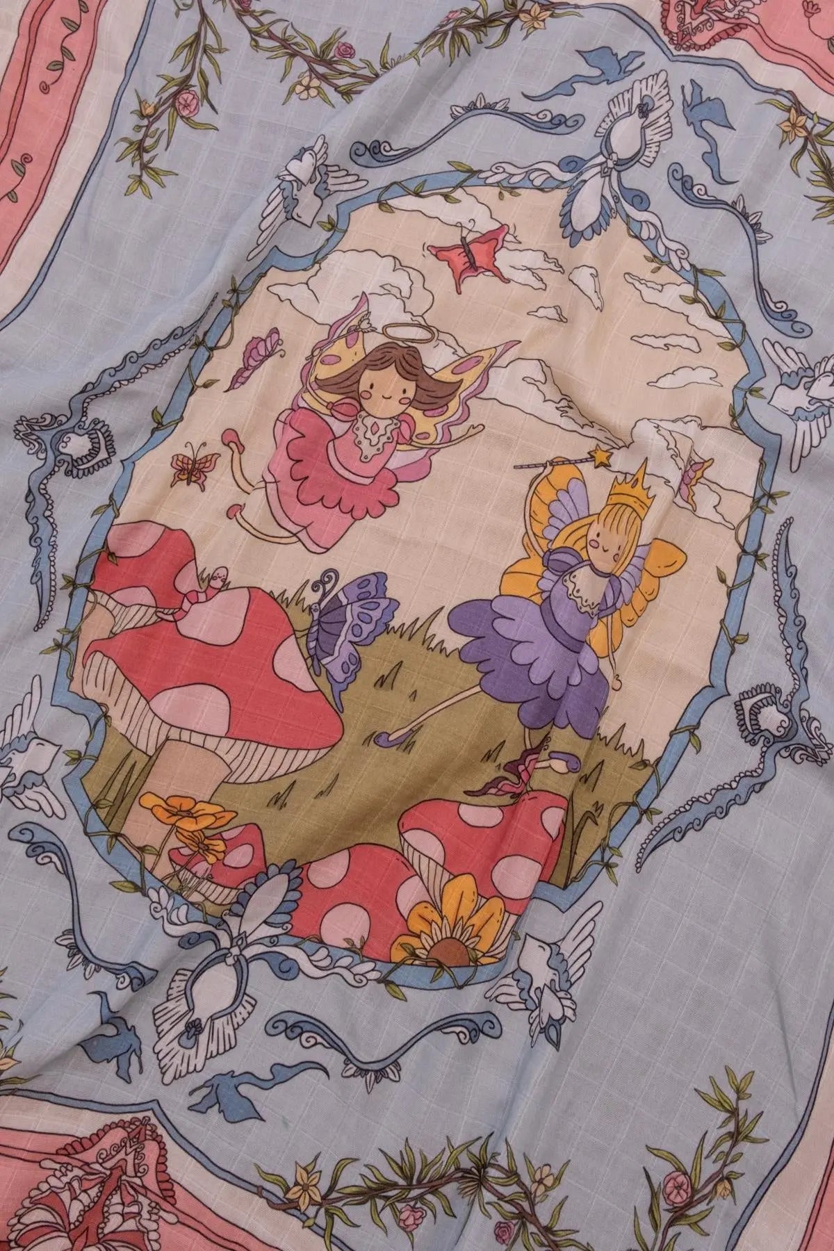 Double-Layer Muslin Baby Swaddle - Fairy Tale