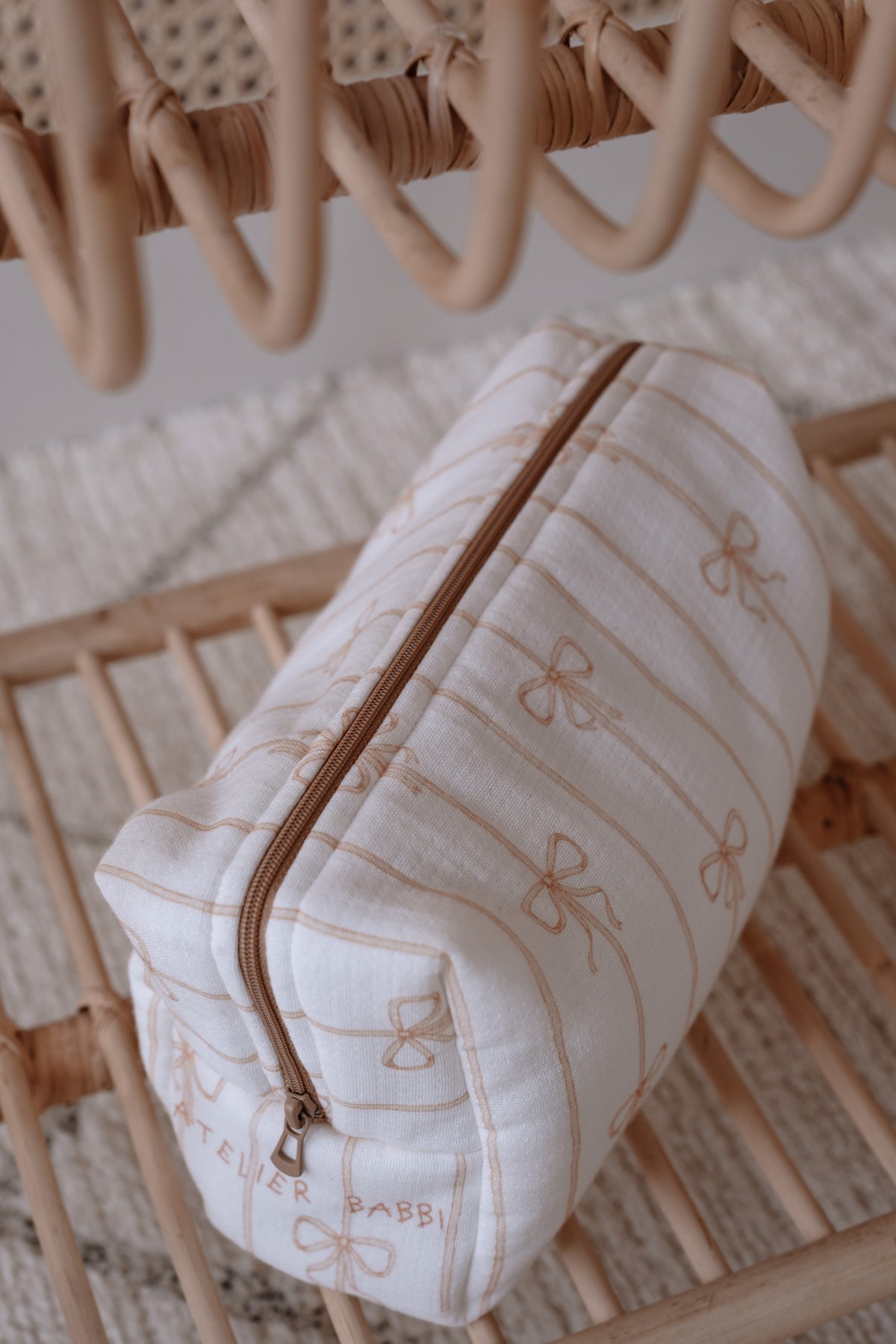 9-Piece Newborn Set - Ribbon/Beige