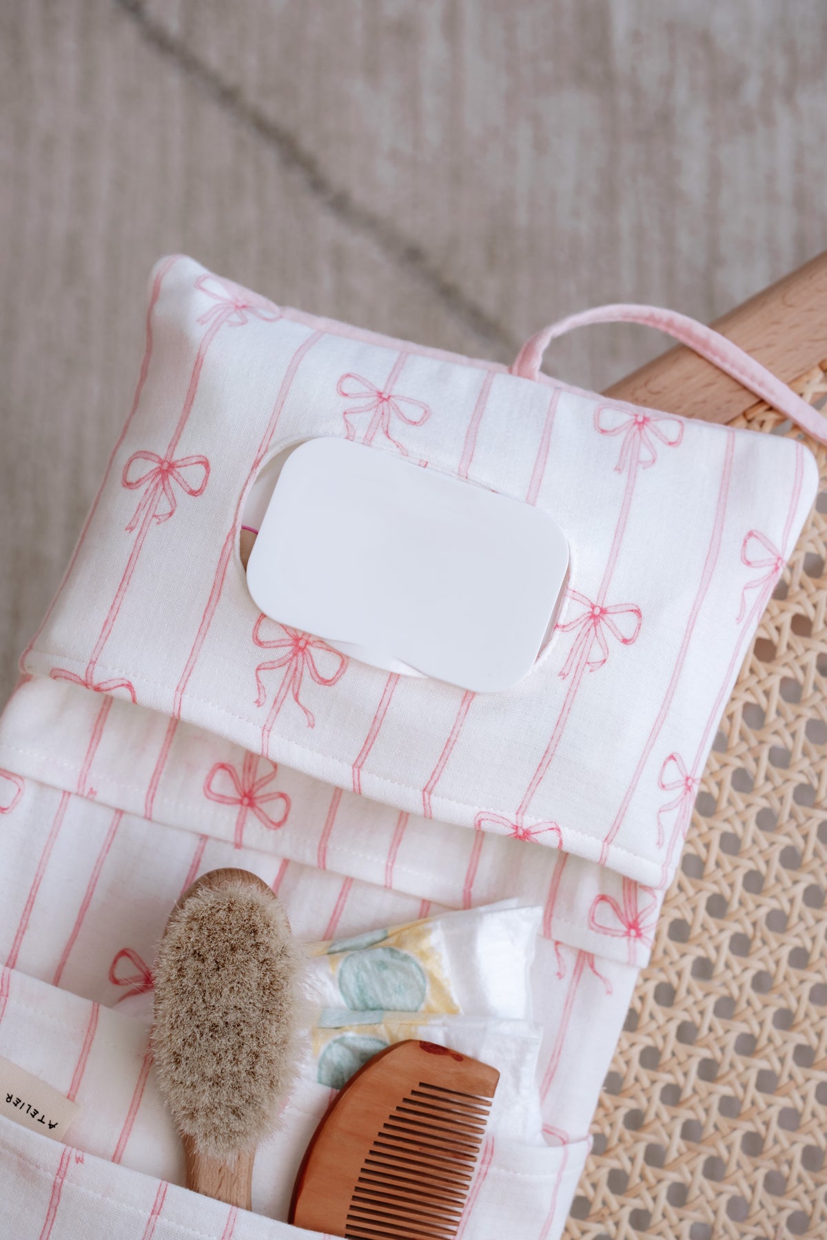 Baby Care Gift Set - Ribbon / Pink