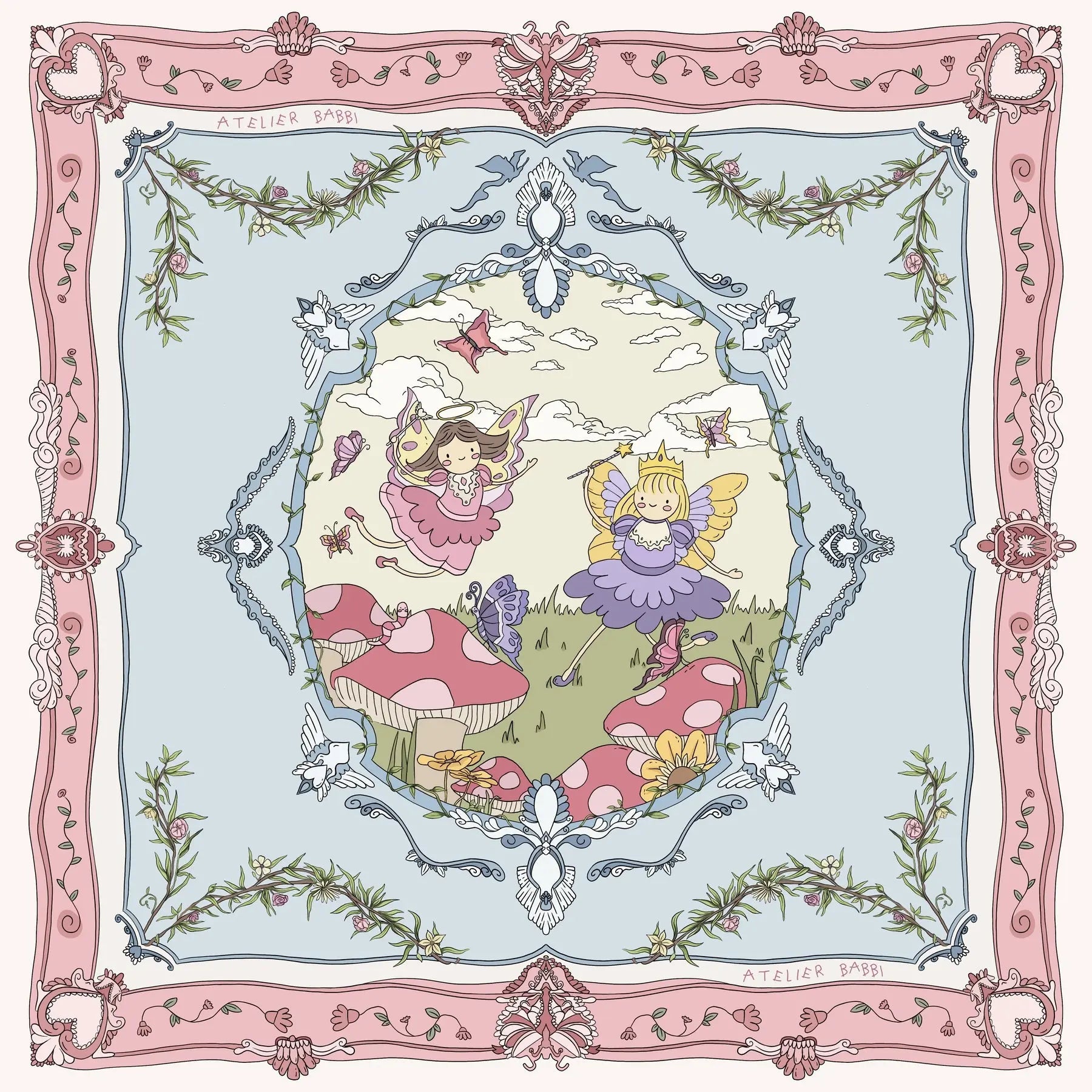 Double-Layer Muslin Baby Swaddle - Fairy Tale