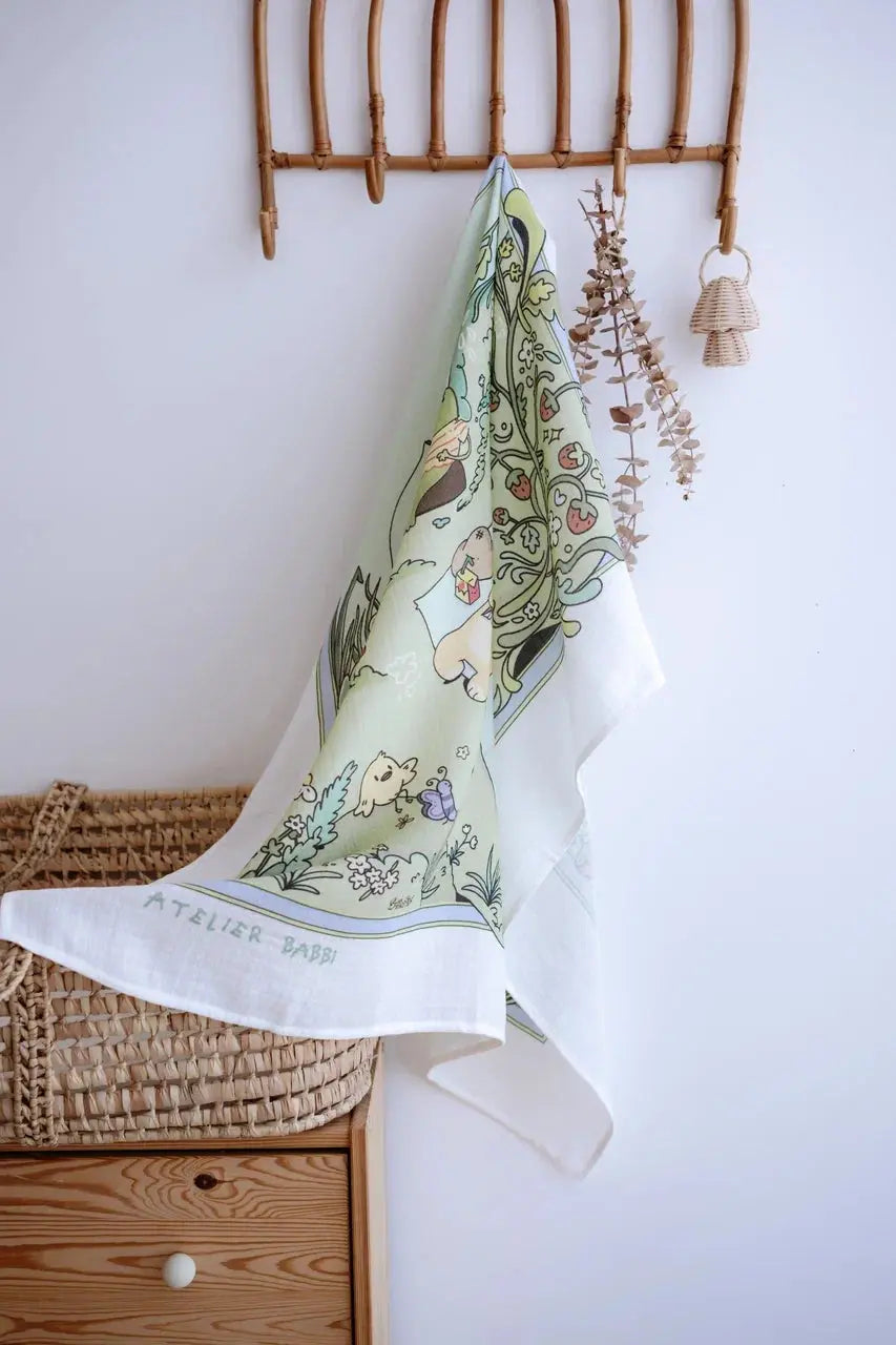 Double Layer Muslin Baby Swaddle - Picnic
