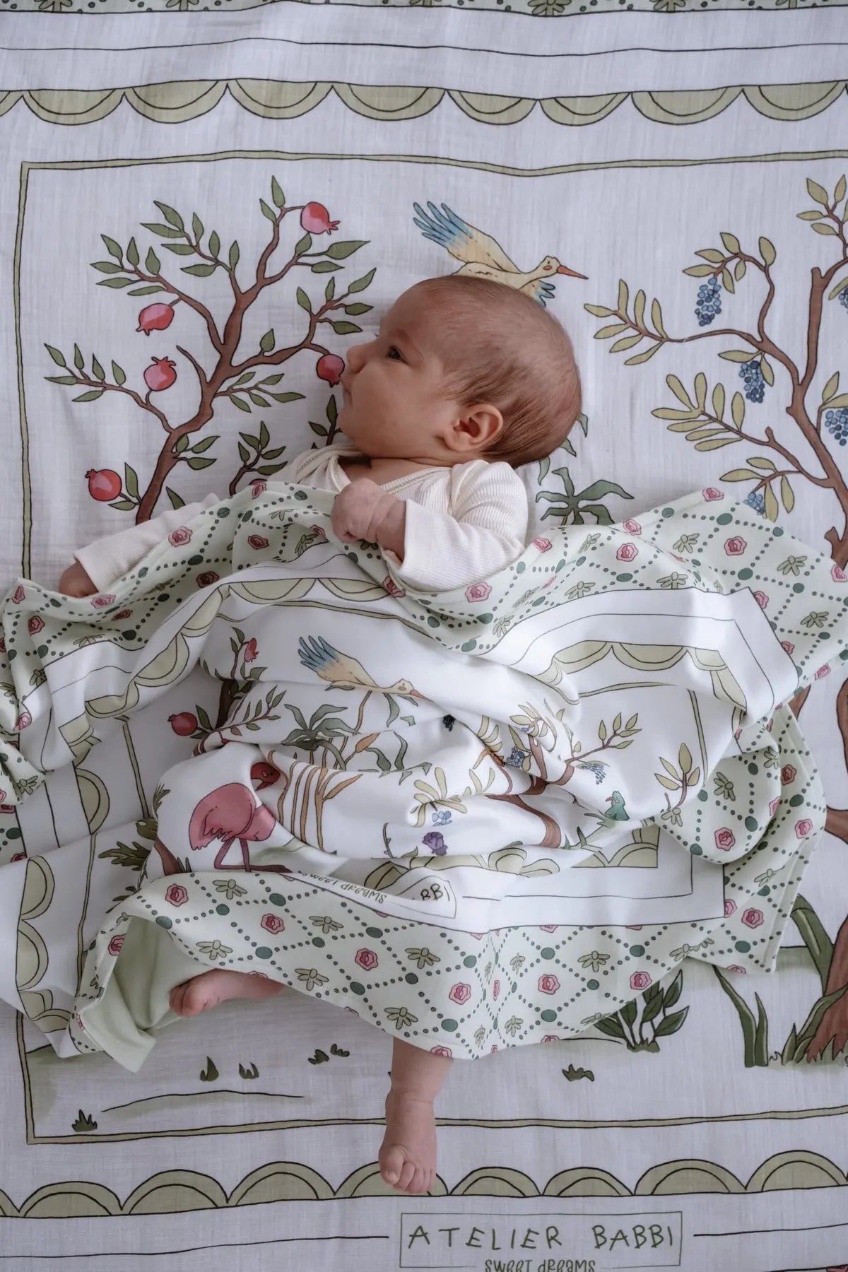 Double-Sided Baby Blanket - Spring