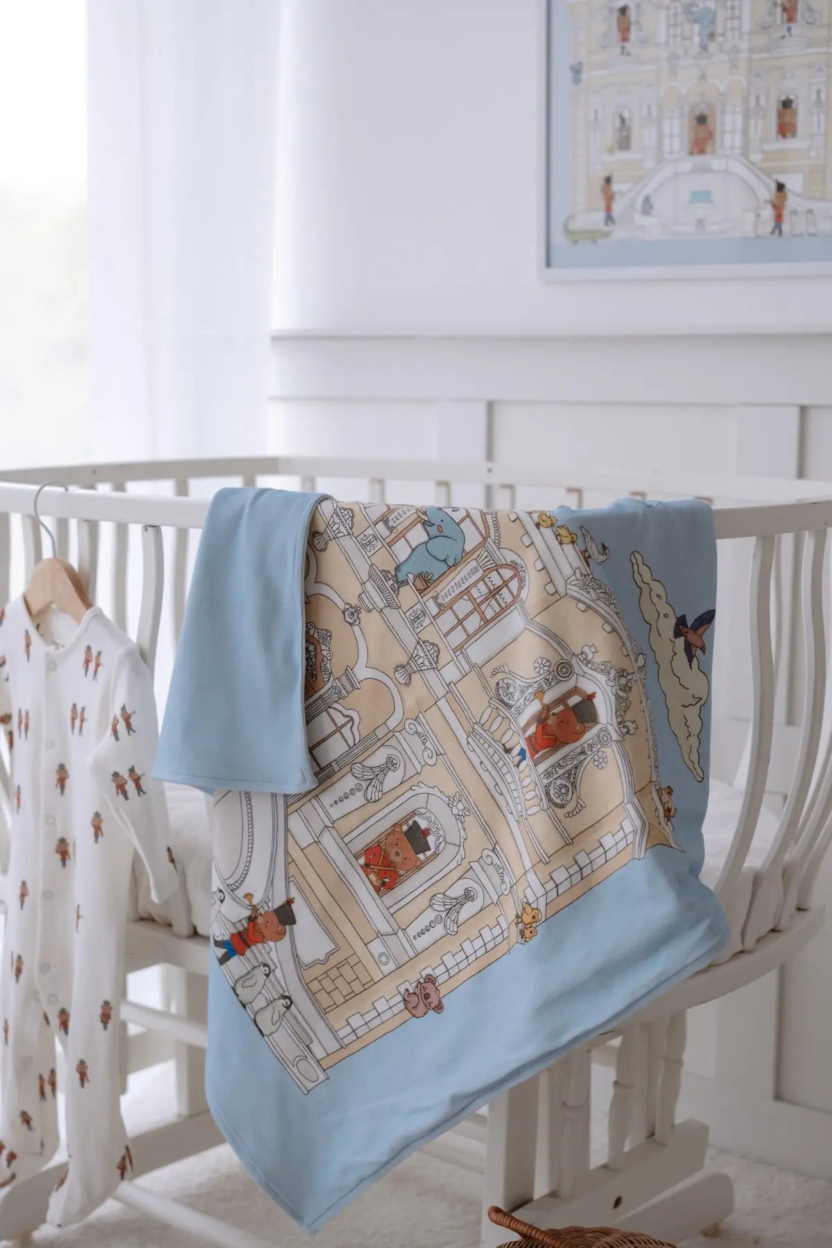 Double-Sided Baby Blanket - Tin Soldier