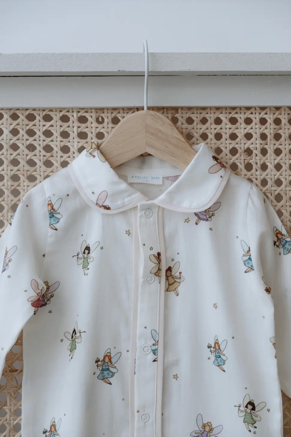 Dreamy long-sleeve one-piece for babies