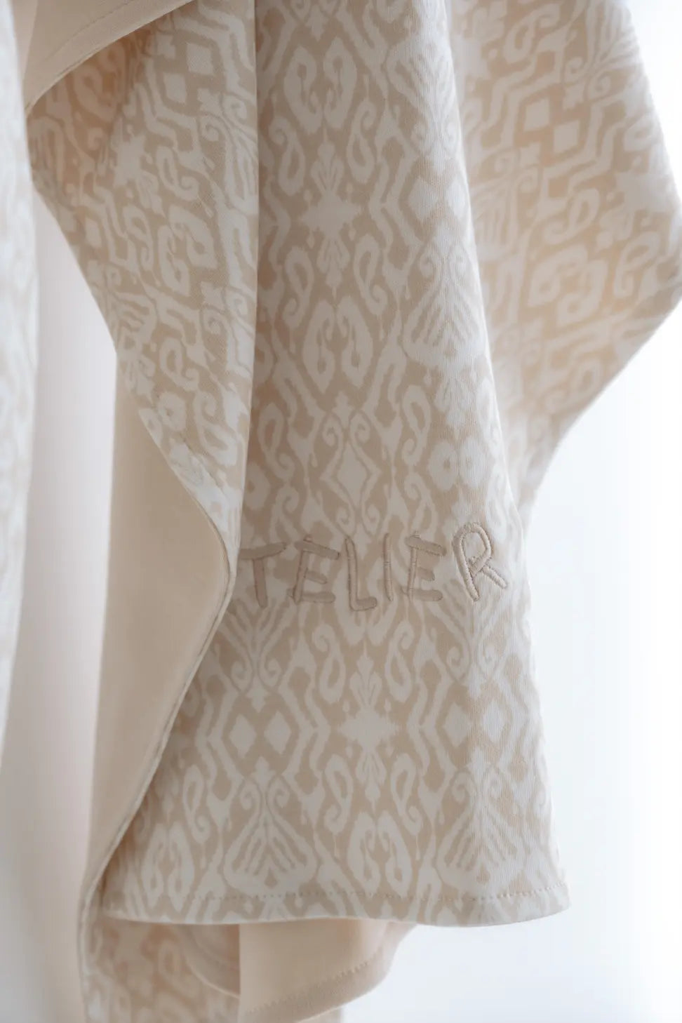 Neutral tone baby blanket by Atelier Babbi USA