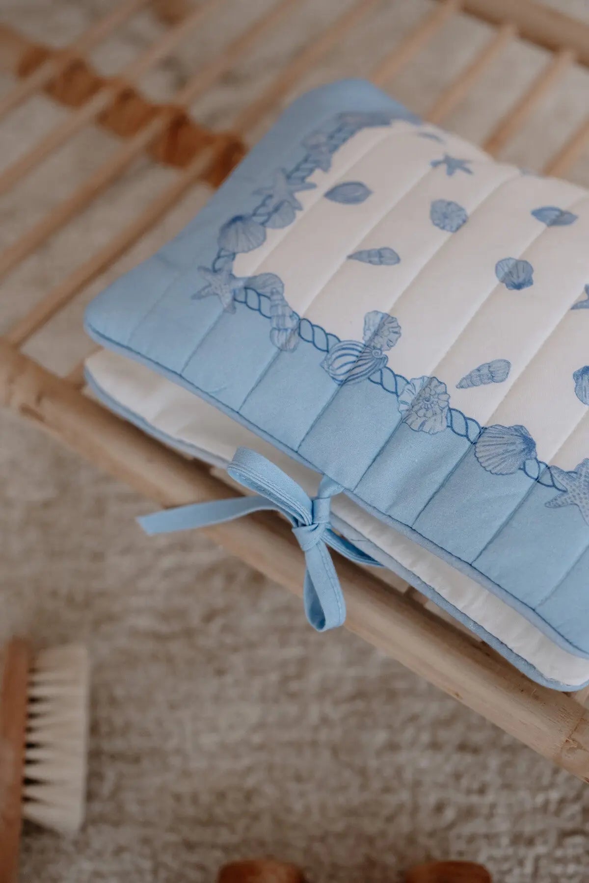 Wet Wipes & Diaper Clutch - Sea Shell