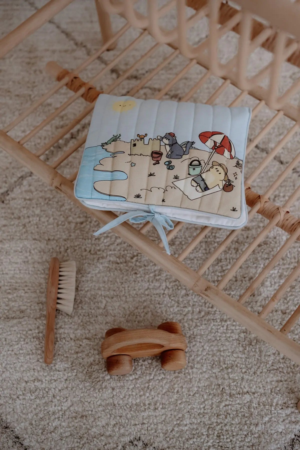 Wet Wipes & Diaper Clutch - Coast / Boy