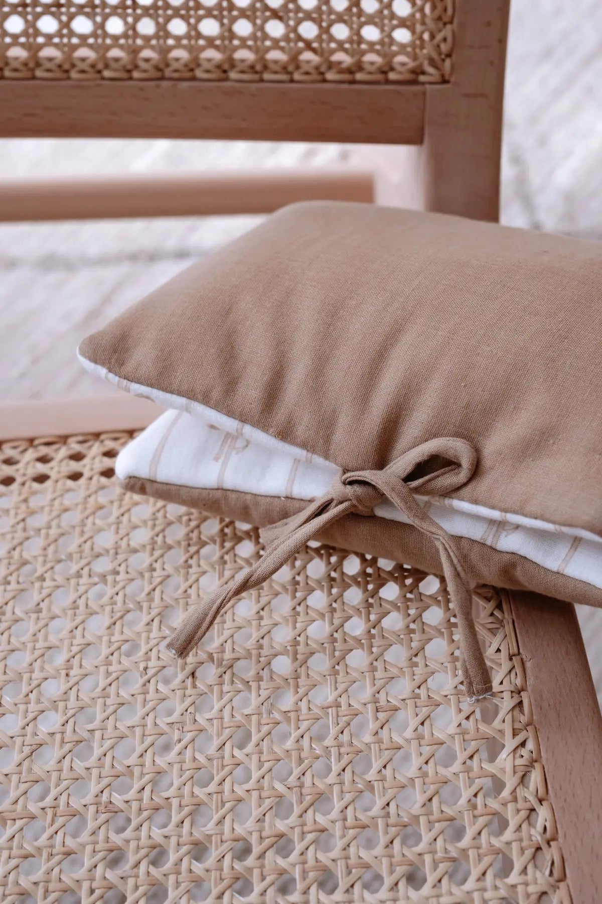 Wet Wipes & Diaper Clutch - Ribbon/Beige