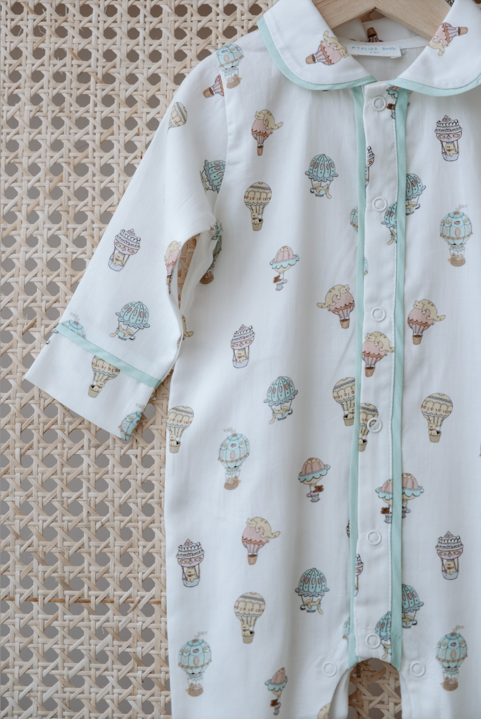 Cotton Sateen Jumpsuit - Cappadocia