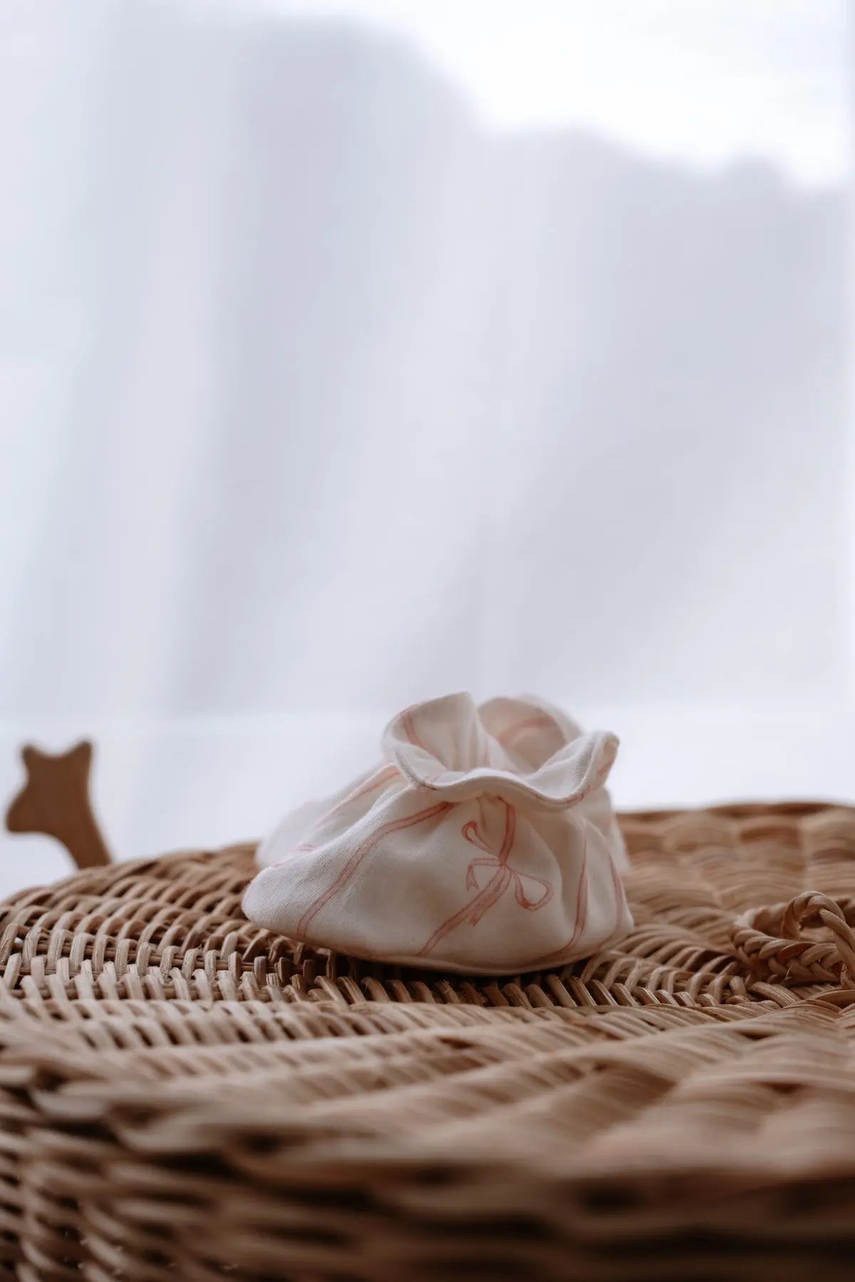 Booties - Ribbon/Pink