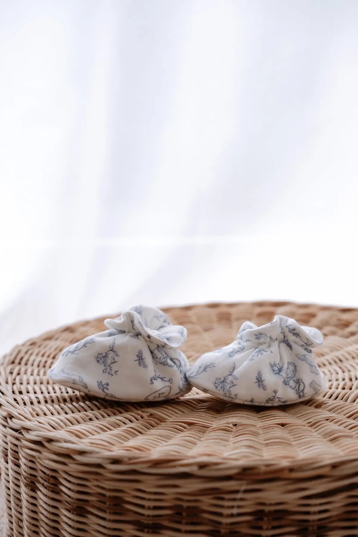Booties - Toile De Jouy/Blue