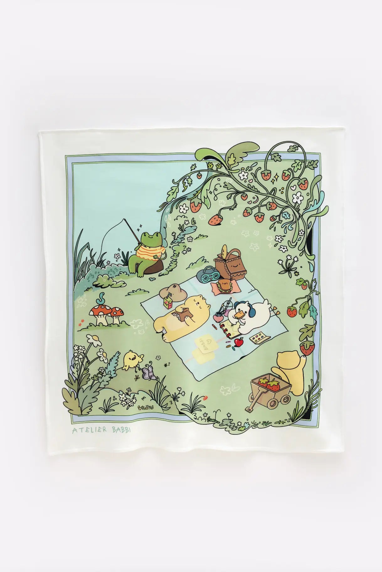 Double-Sided Baby Blanket - Picnic