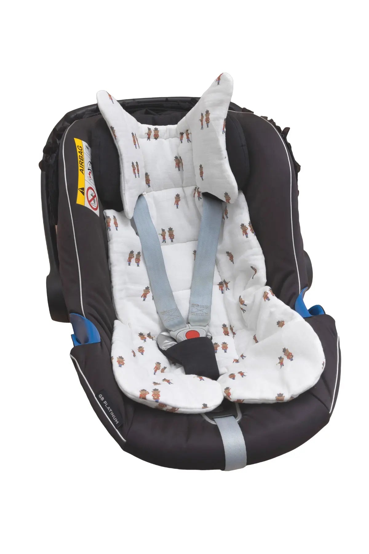 Baby Car Seat Cushion - Tin Soldier