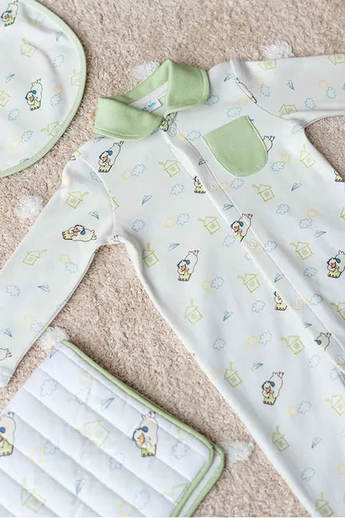 Soft baby outfit with picnic collection design