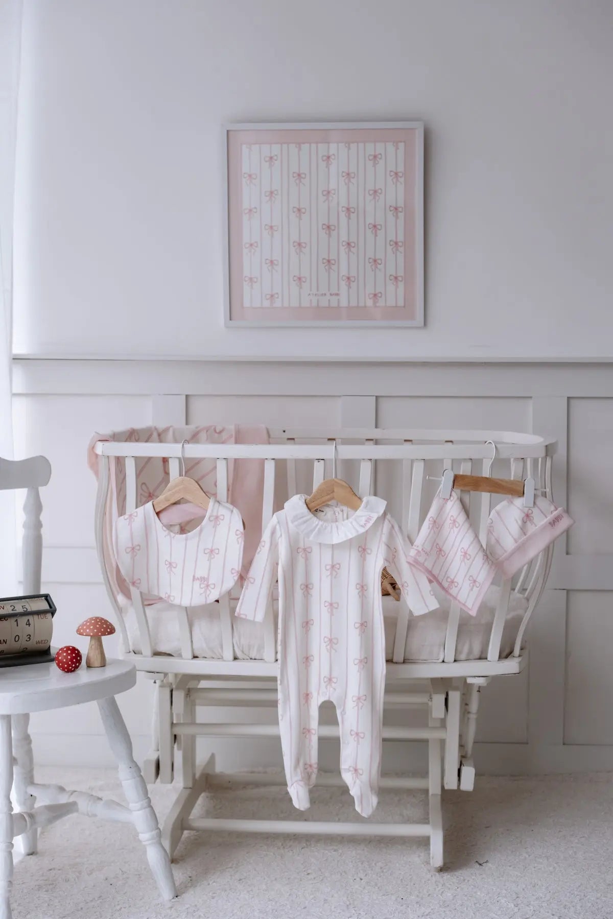 5-Piece Newborn Set | Ribbon-Pink