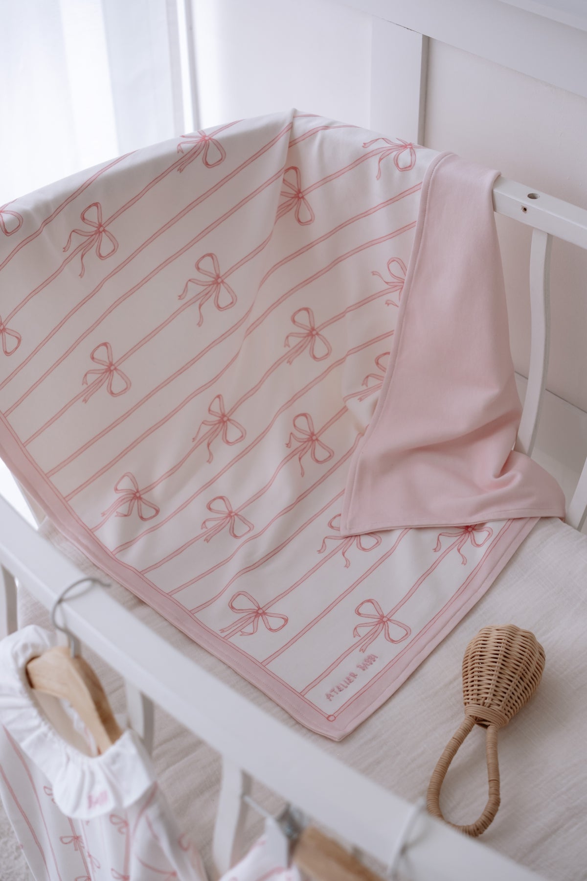 9-Piece Newborn Set - Ribbon/Pink