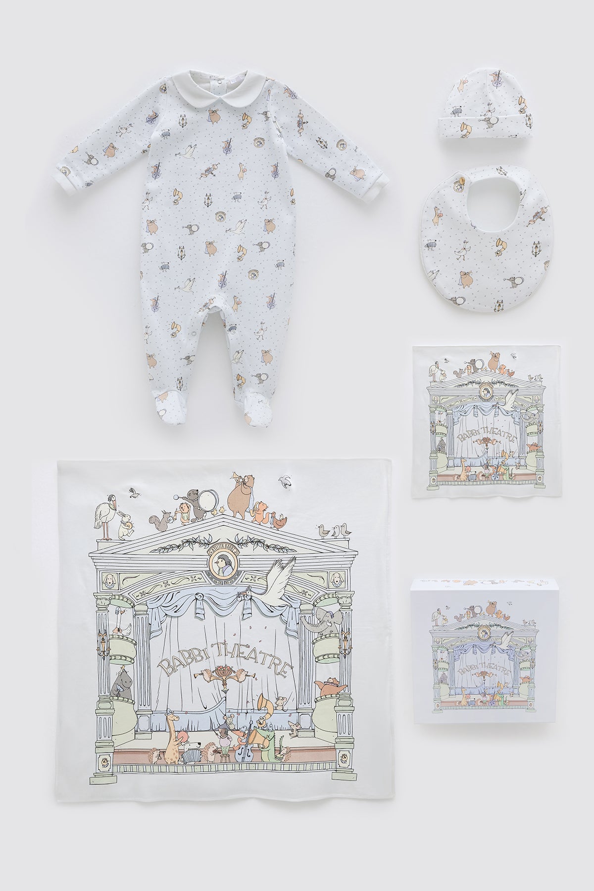Newborn Baby Gift Set – 5 Piece | Theatre - Blue