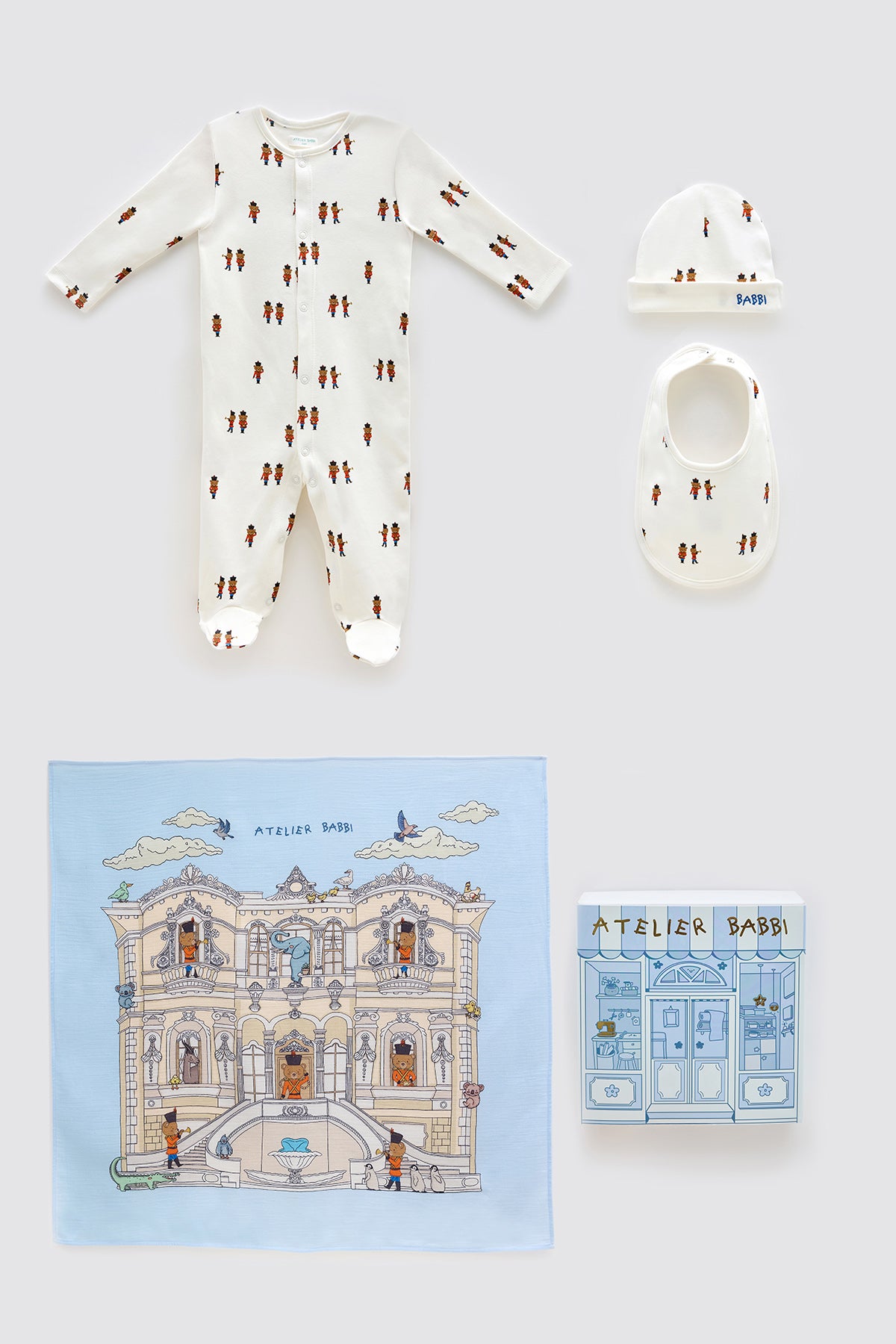 4-Piece Newborn Set - Tin Soldier