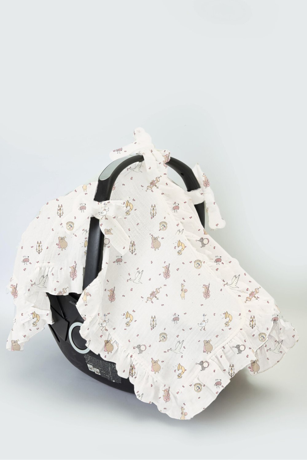 Baby Car Seat Cover - Theatre / Pink