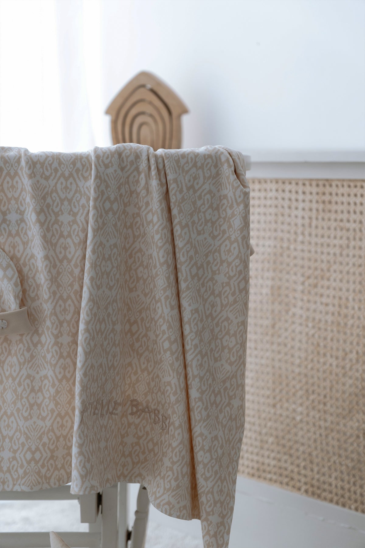 3-Piece Newborn Set - Ikat - Beige