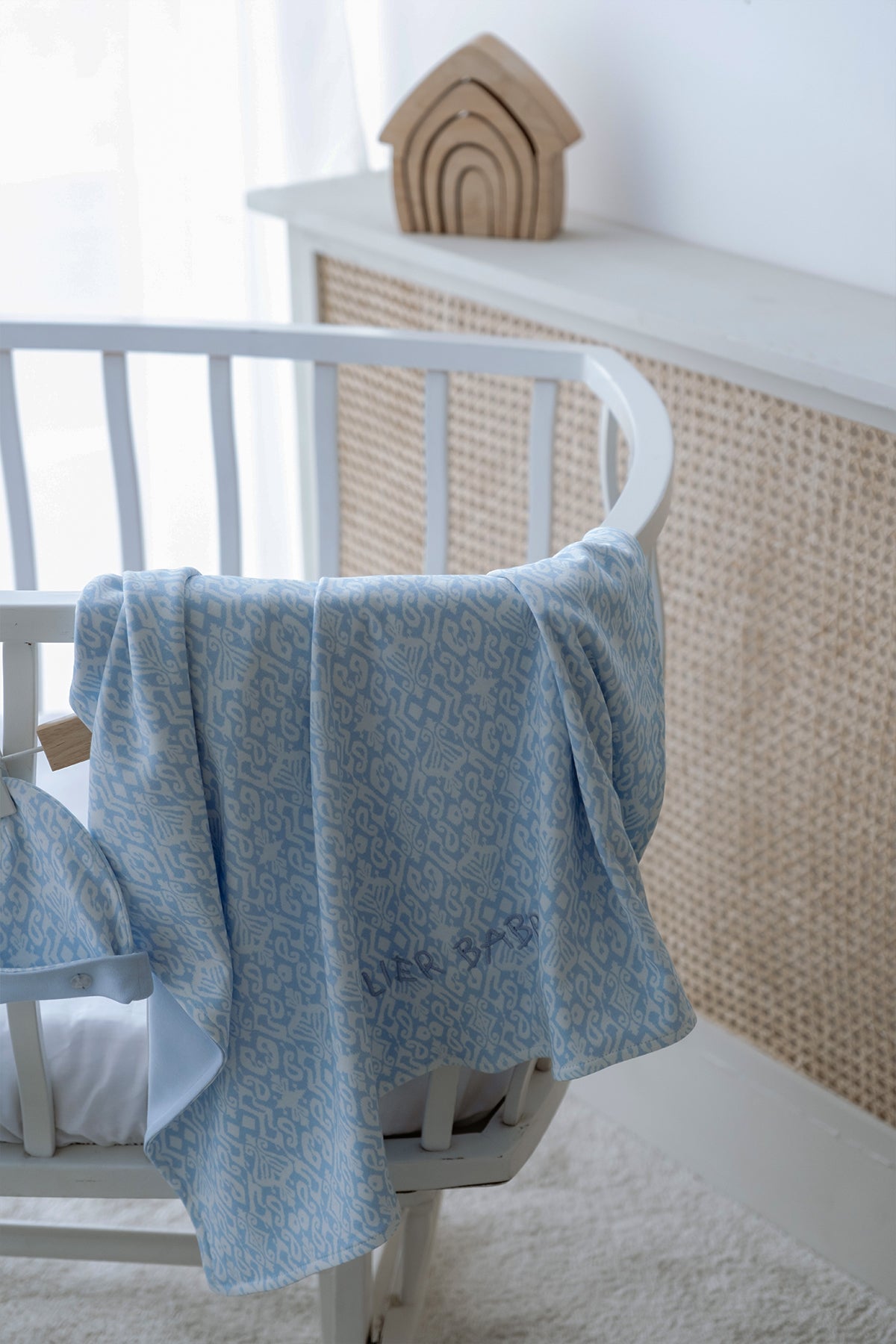 3-Piece Newborn Set - Ikat - Blue