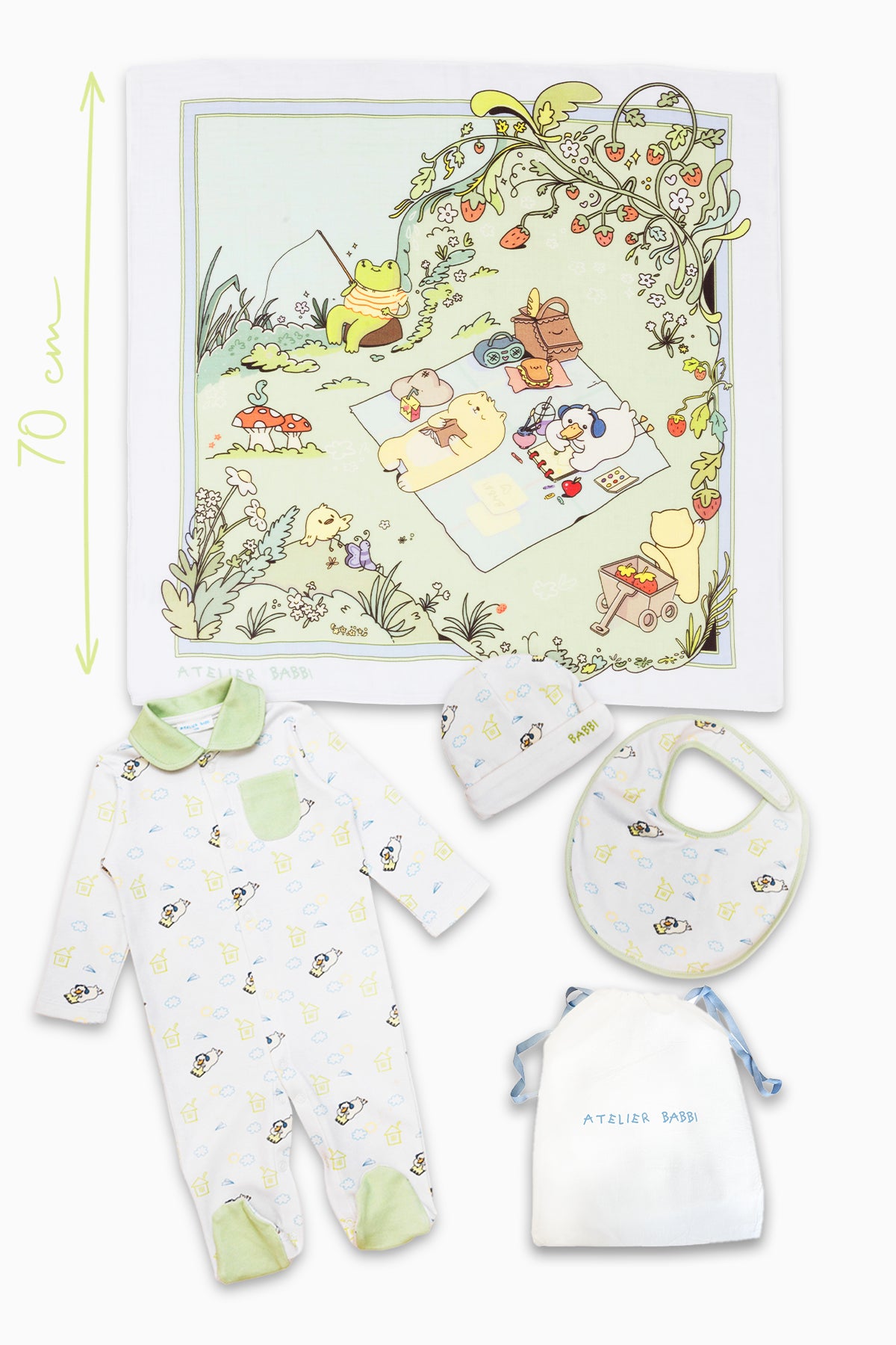 4-Piece Newborn Set - Picnic