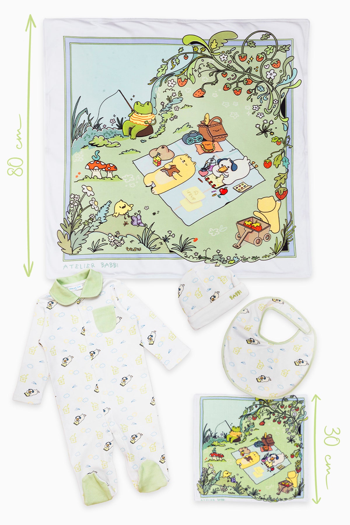 5-Piece Newborn Set - Picnic